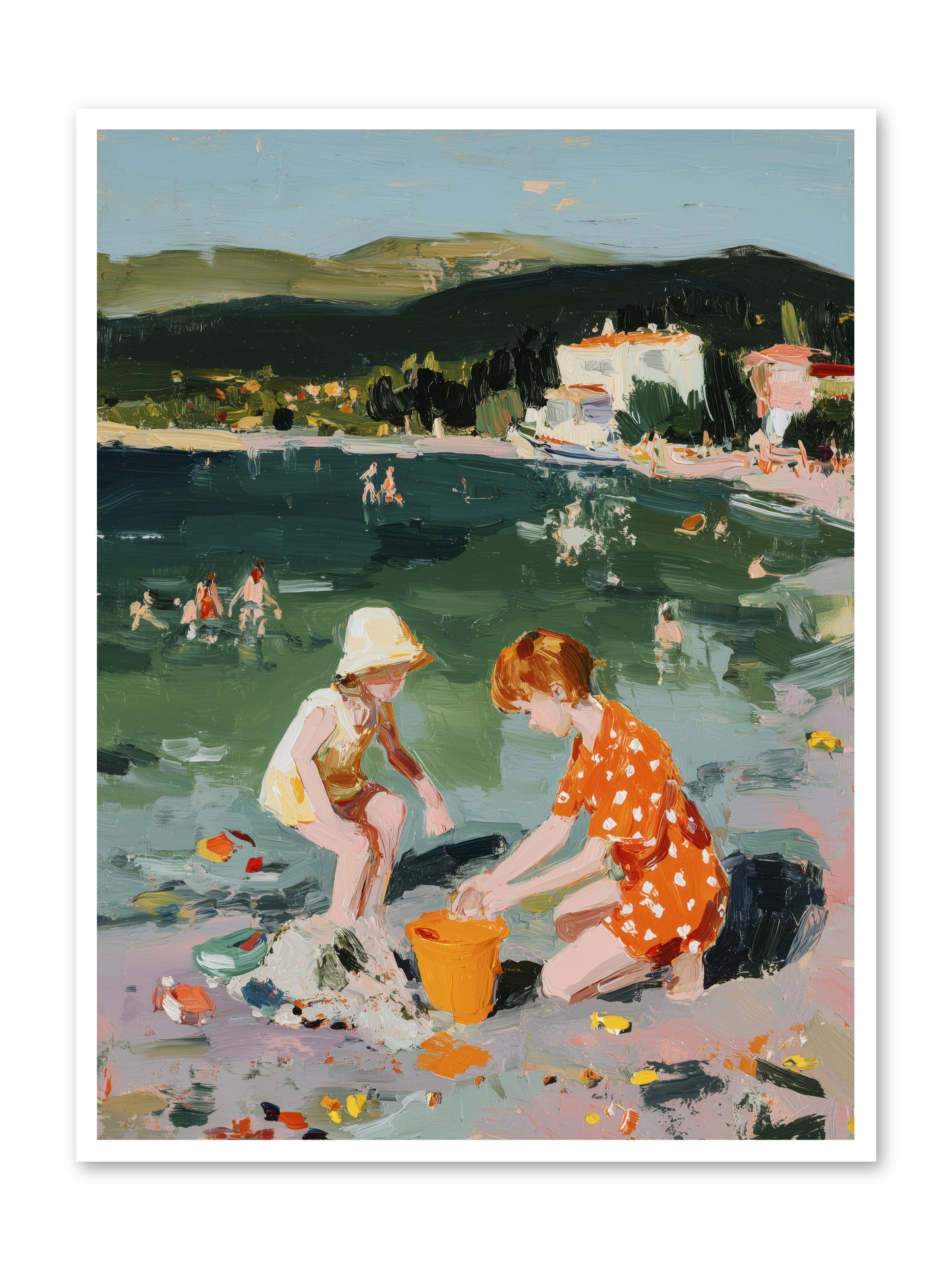 Sand Between Toes -- Loose Canvas Print 36x48