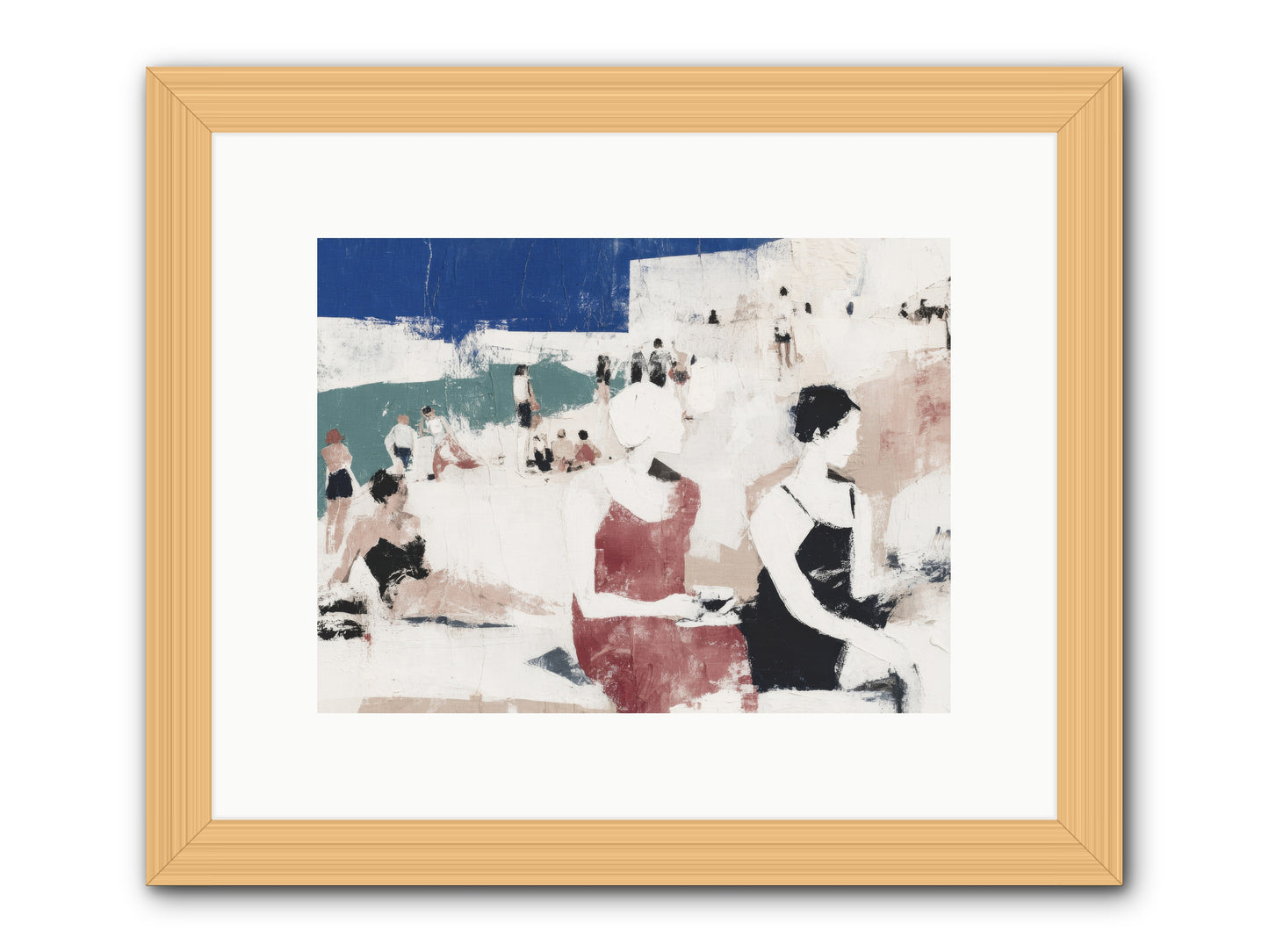 Sand-kissed No.2 -- Framed Print - Natural 12x9