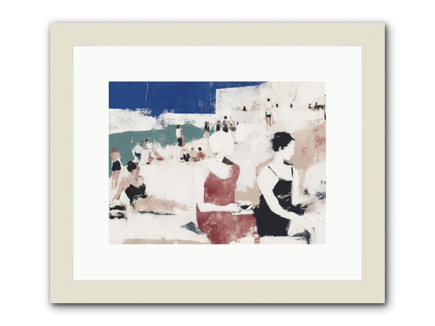 Sand-kissed No.2 -- Framed Print - White 12x9