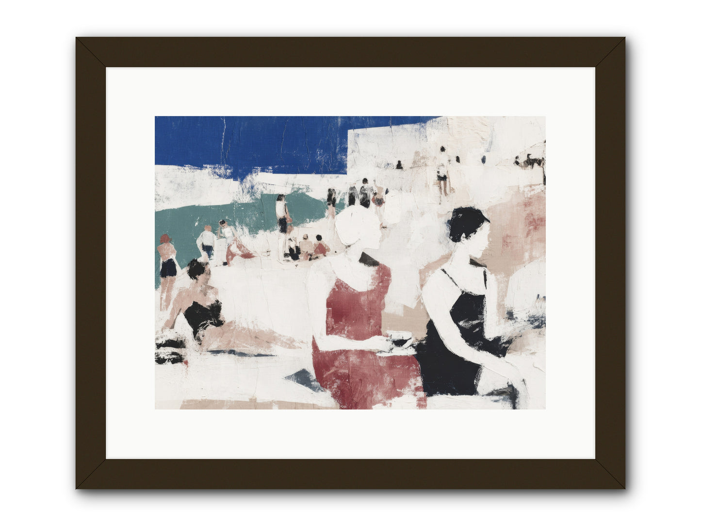 Sand-kissed No.2 -- Framed Print - Black 16x12