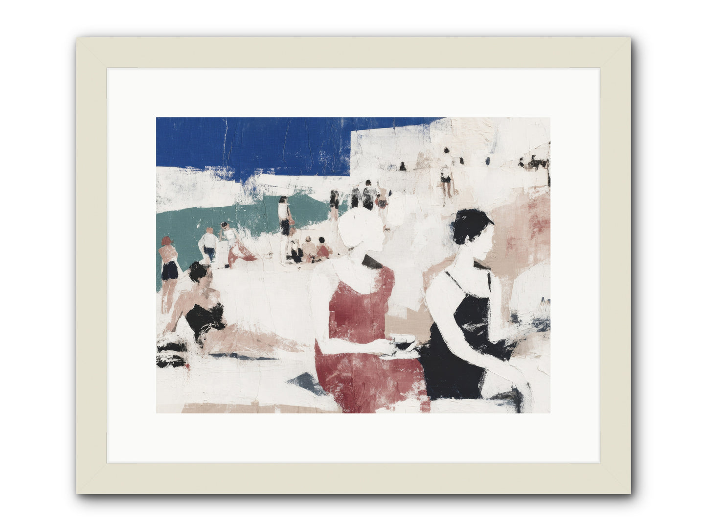 Sand-kissed No.2 -- Framed Print - White 16x12