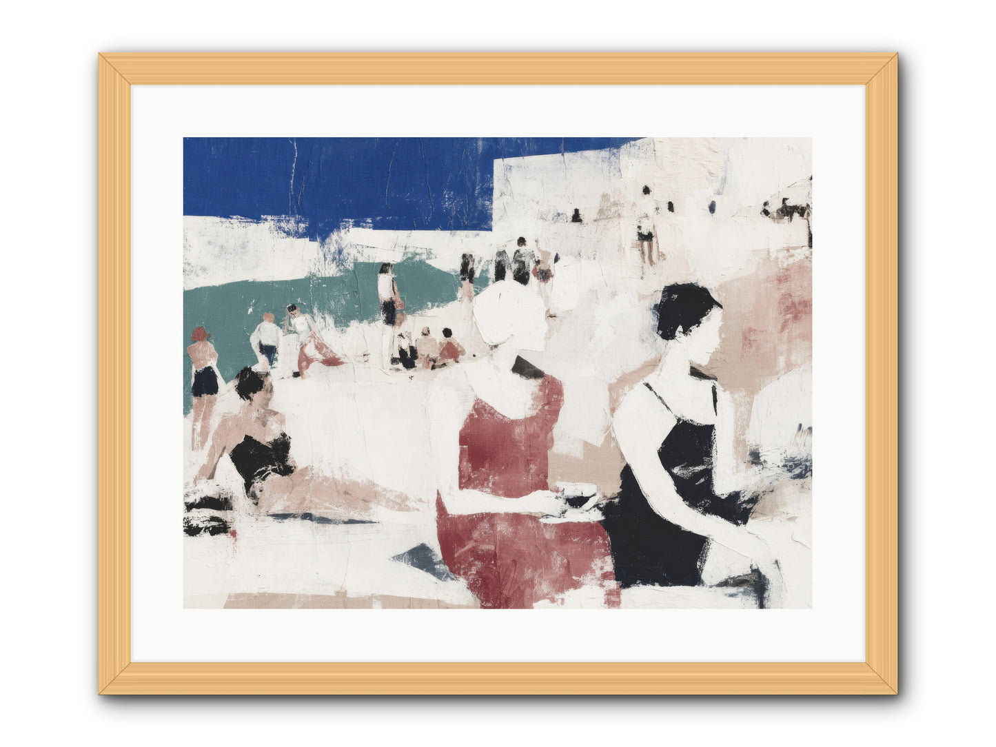 Sand-kissed No.2 -- Framed Print - Natural 24x18