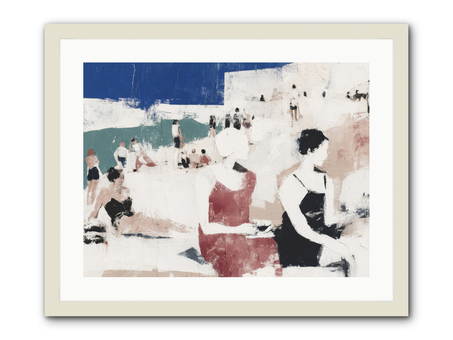 Sand-kissed No.2 -- Framed Print - White 24x18