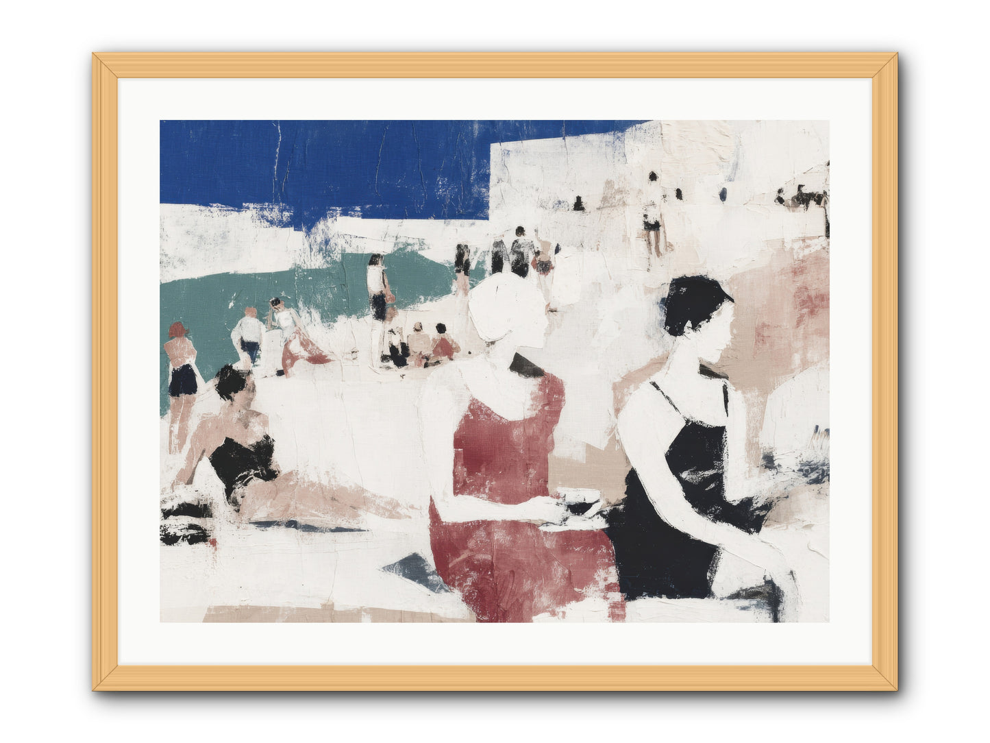 Sand-kissed No.2 -- Framed Print - Natural 32x24