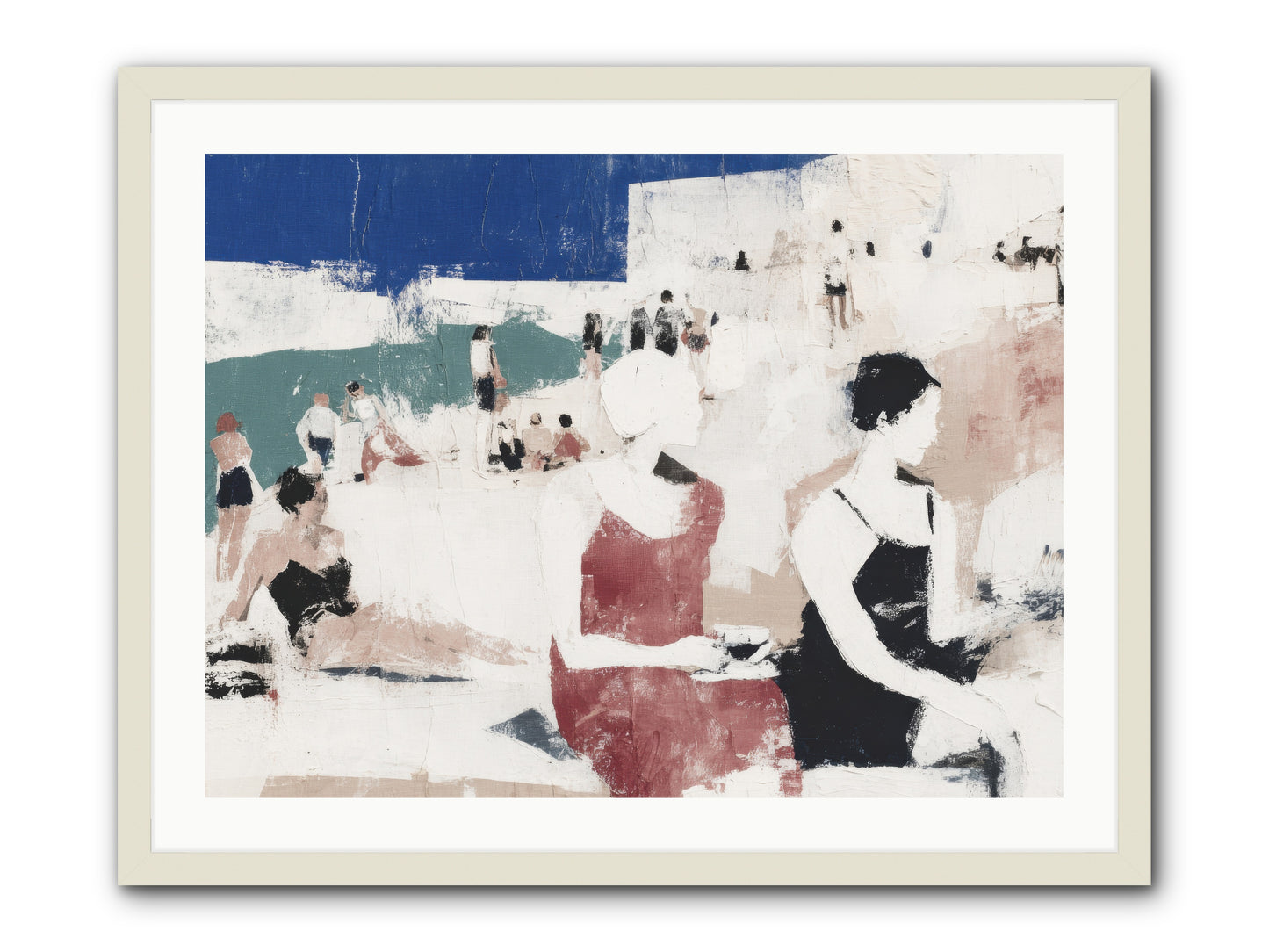 Sand-kissed No.2 -- Framed Print - White 32x24