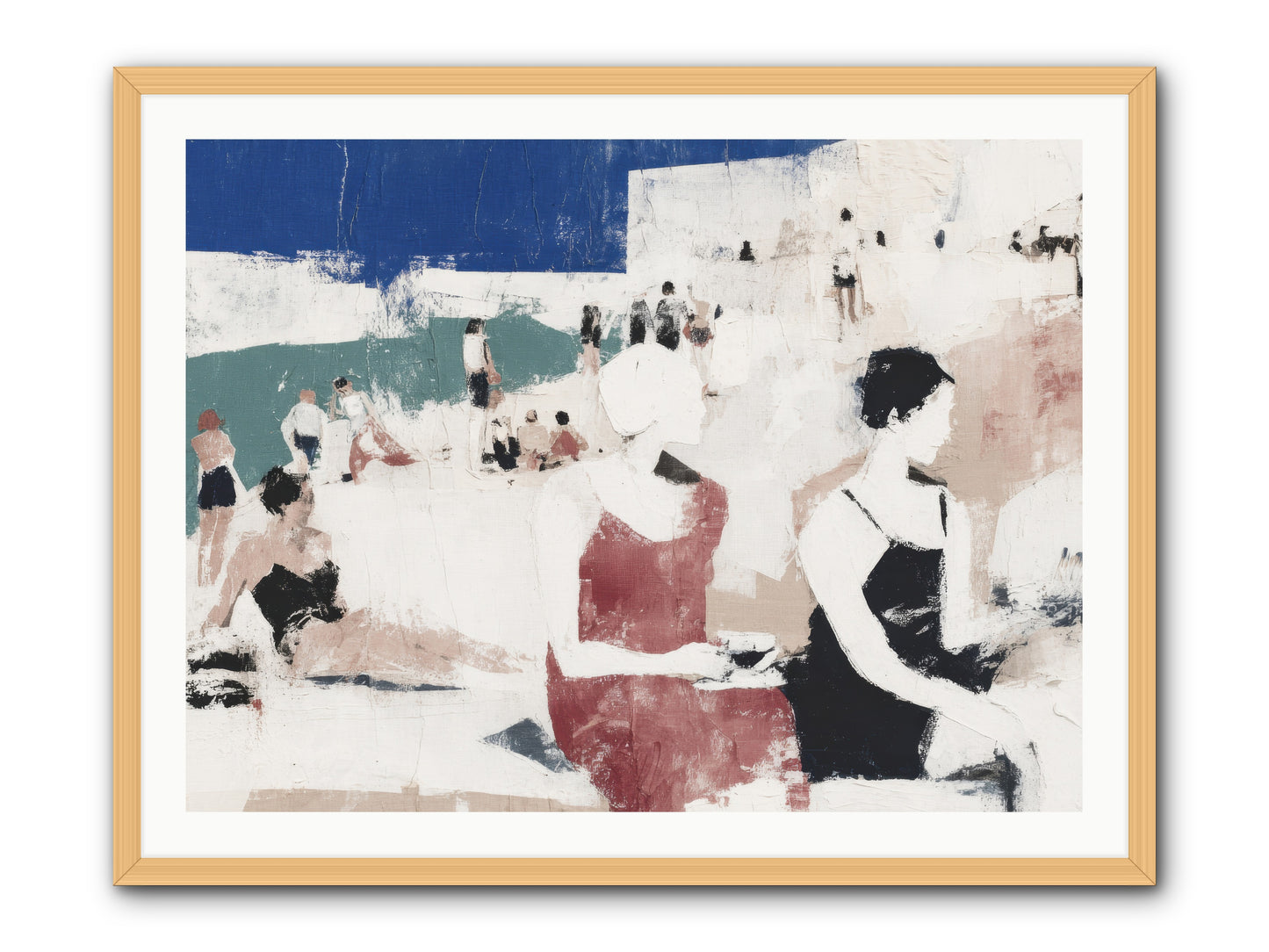 Sand-kissed No.2 -- Framed Print - Natural 40x30
