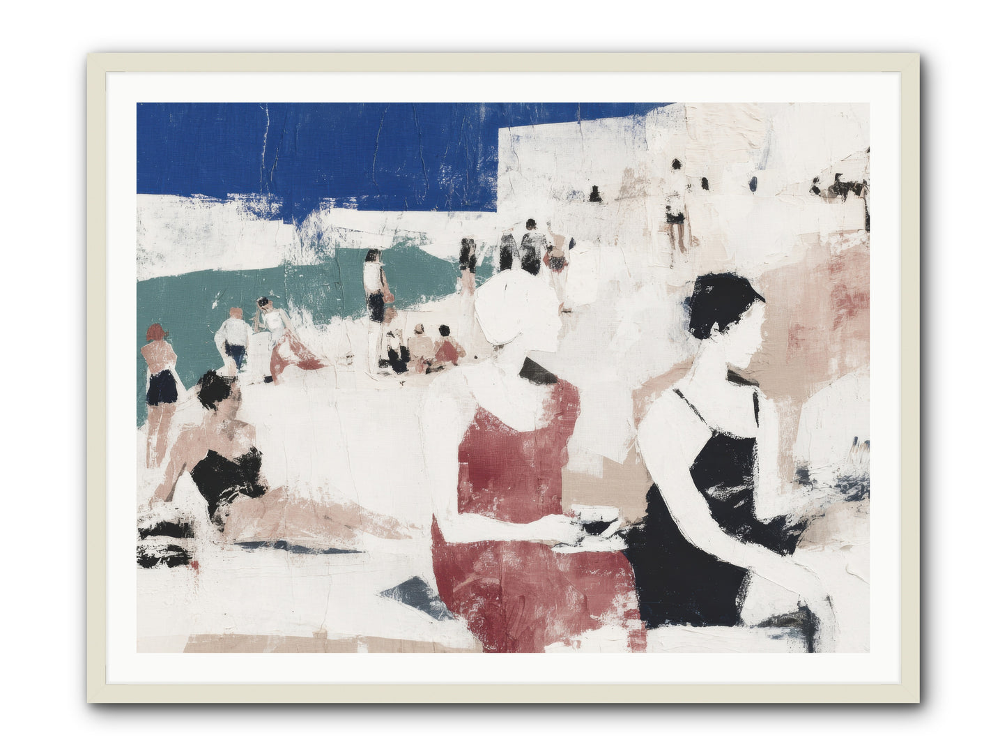 Sand-kissed No.2 -- Framed Print - White 48x36