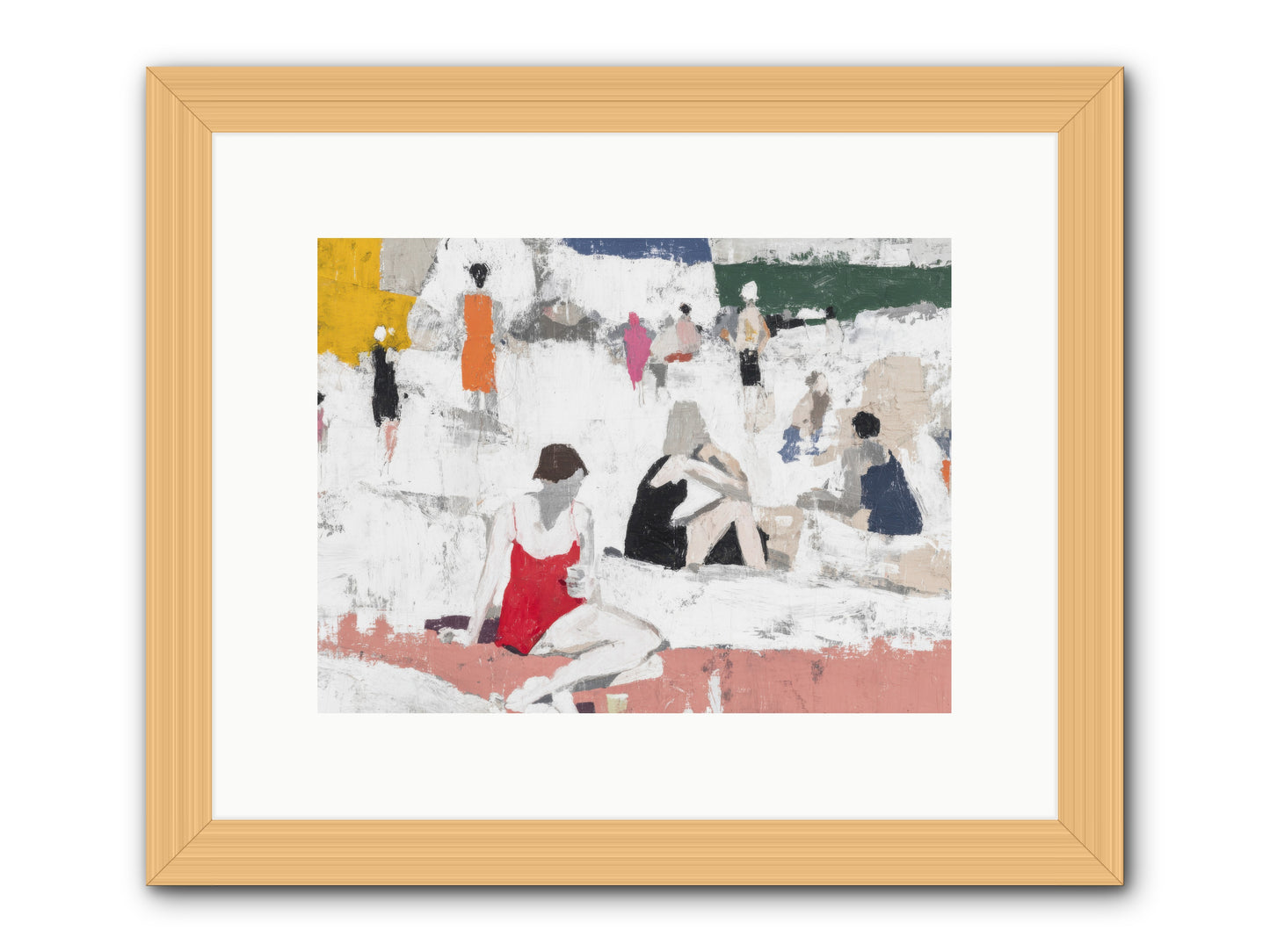 Sand-kissed No.4 -- Framed Print - Natural 12x9
