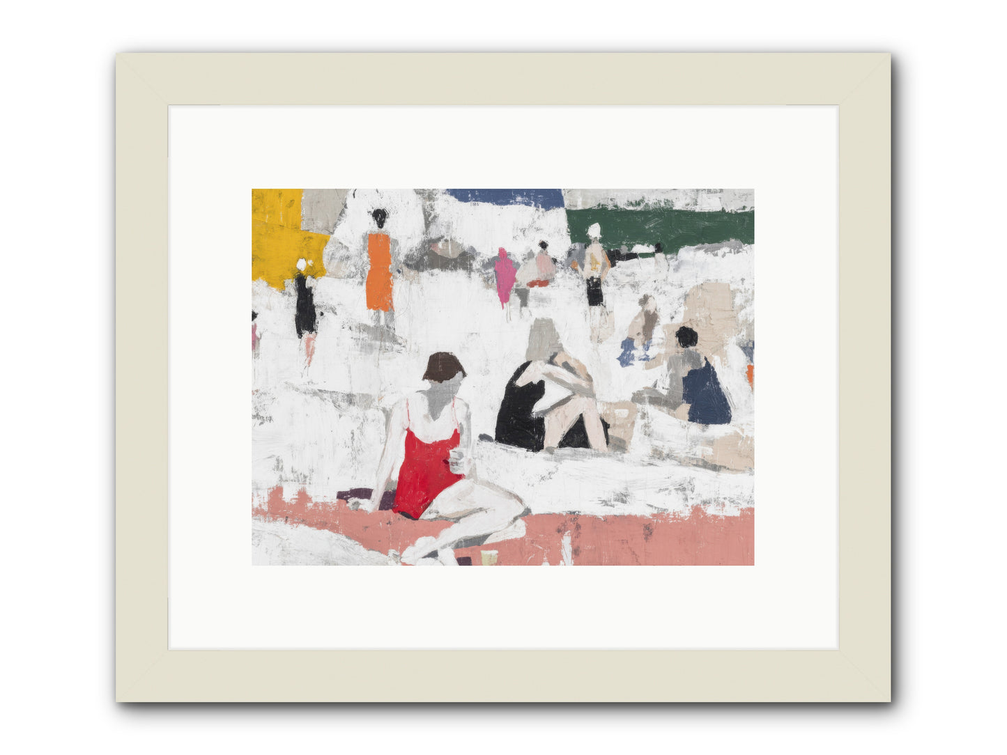 Sand-kissed No.4 -- Framed Print - White 12x9