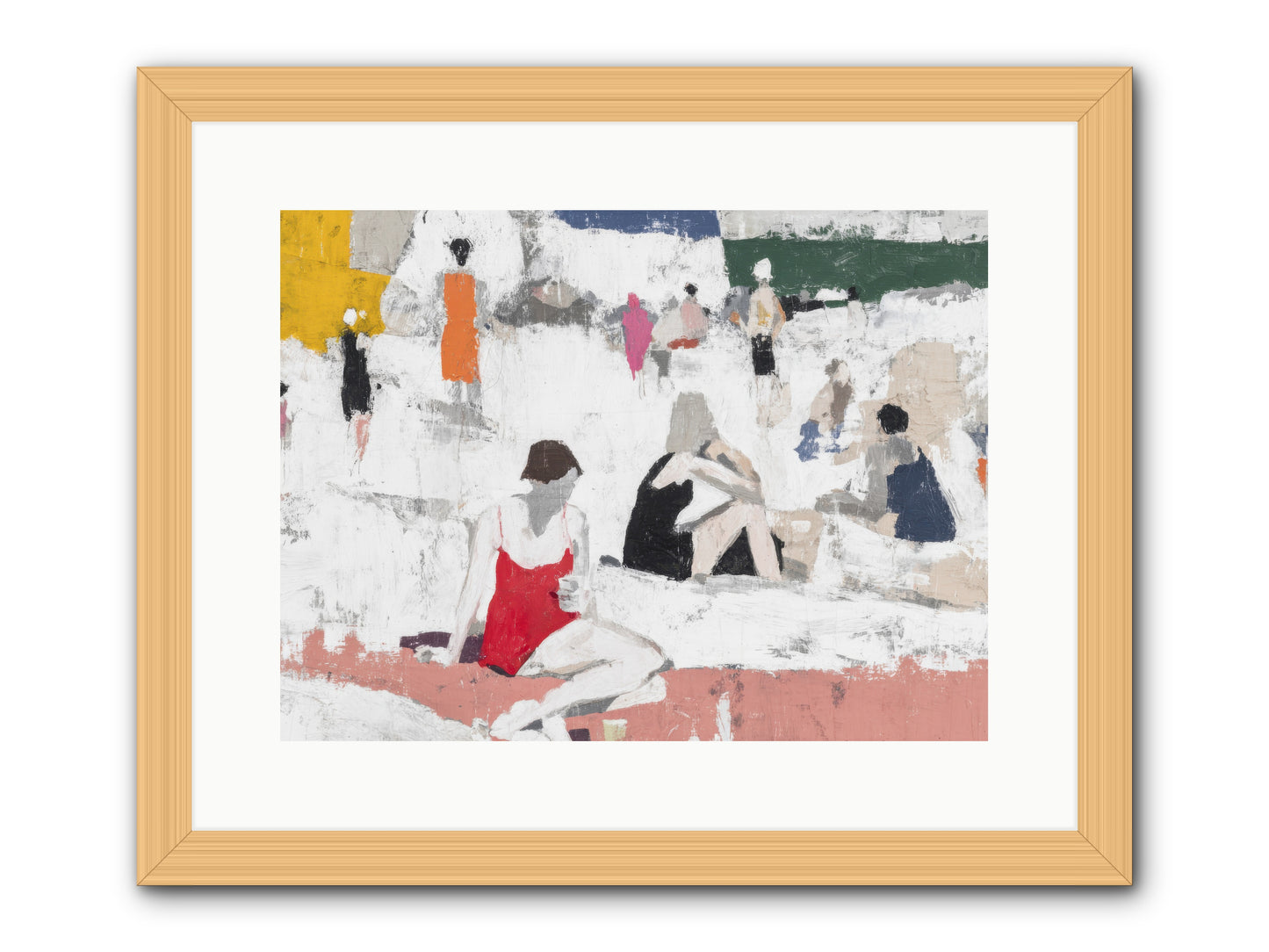 Sand-kissed No.4 -- Framed Print - Natural 16x12