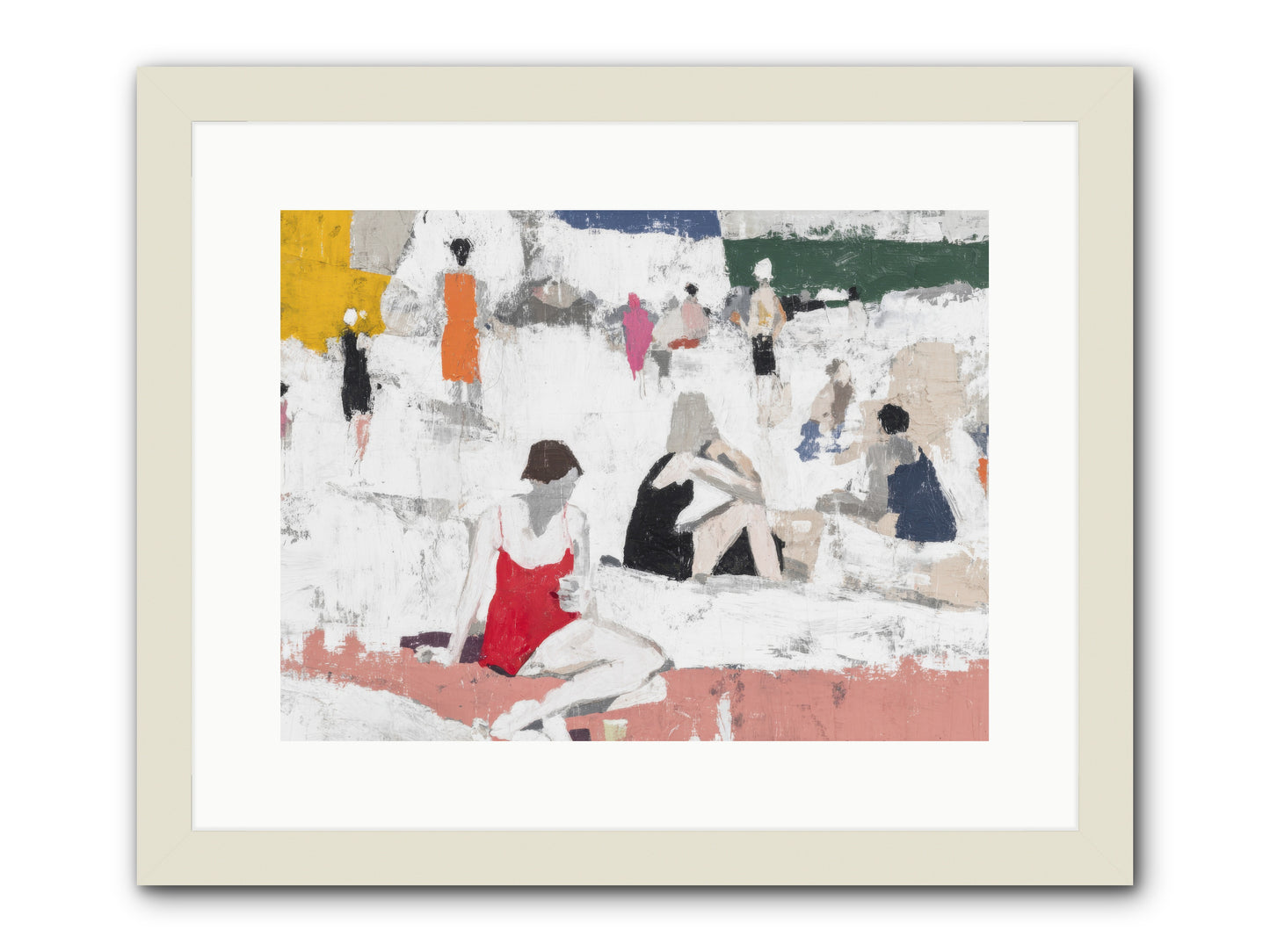 Sand-kissed No.4 -- Framed Print - White 16x12