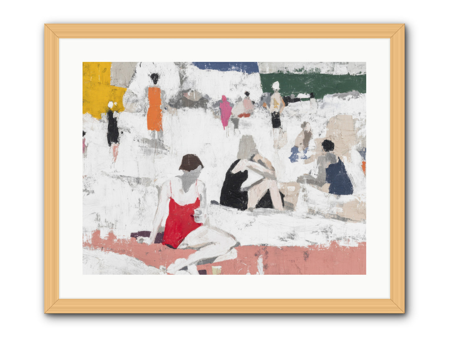 Sand-kissed No.4 -- Framed Print - Natural 24x18