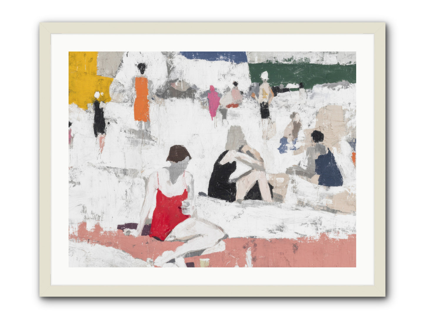 Sand-kissed No.4 -- Framed Print - White 32x24