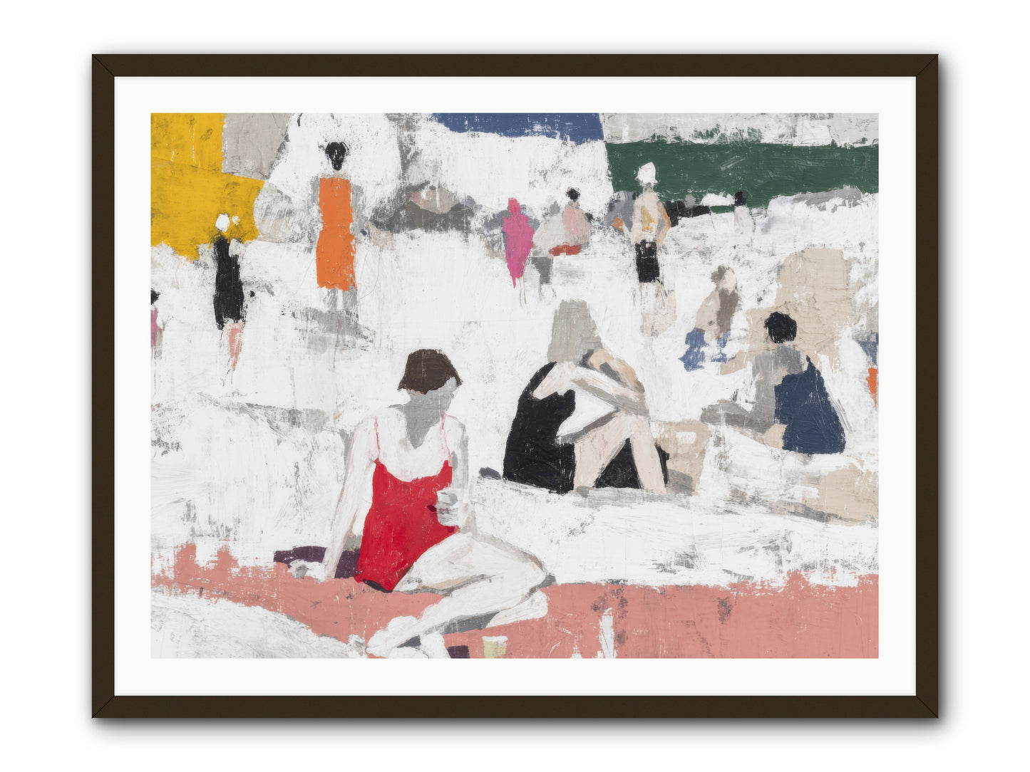 Sand-kissed No.4 -- Framed Print - Black 40x30