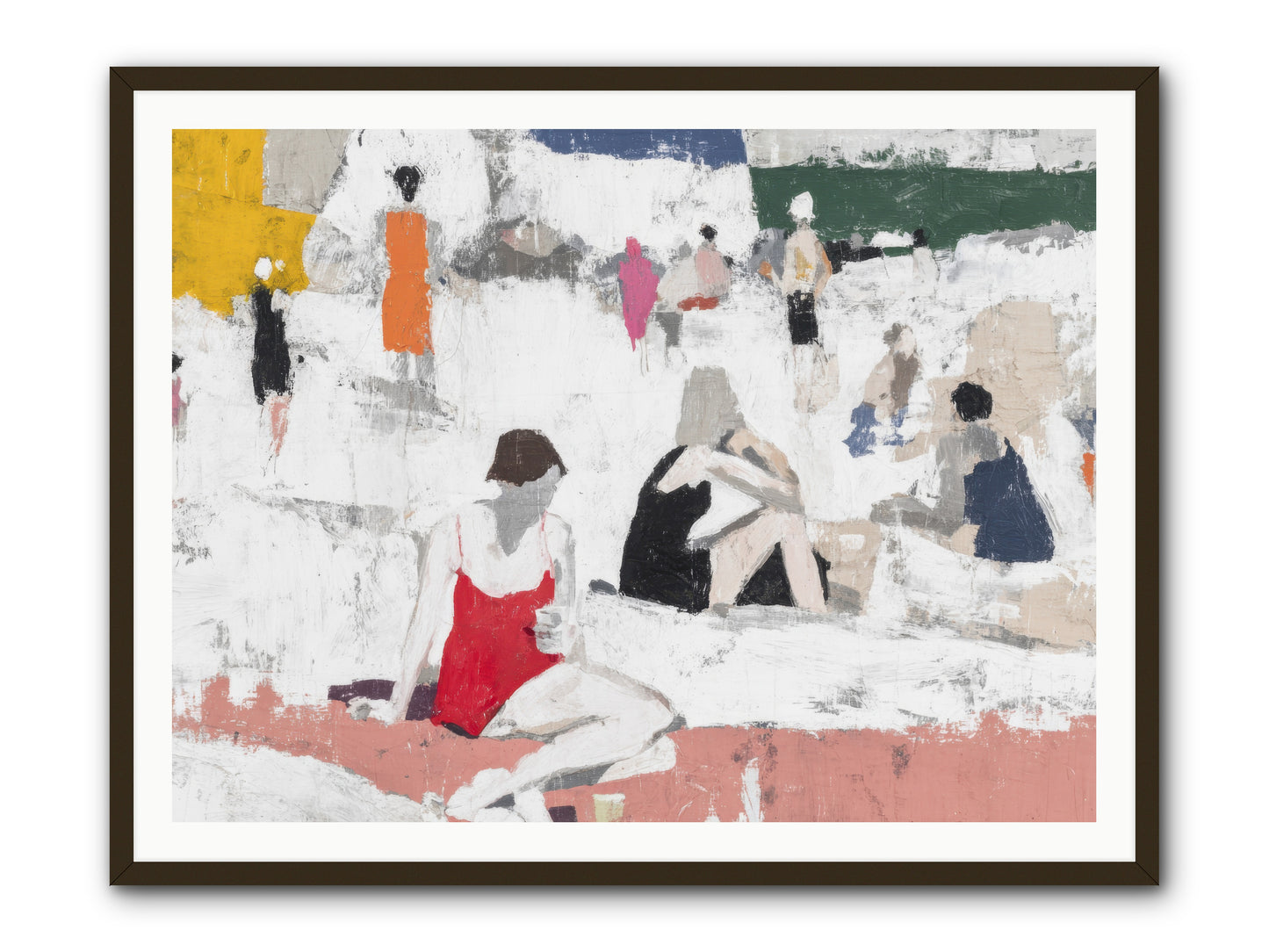 Sand-kissed No.4 -- Framed Print - Black 48x36