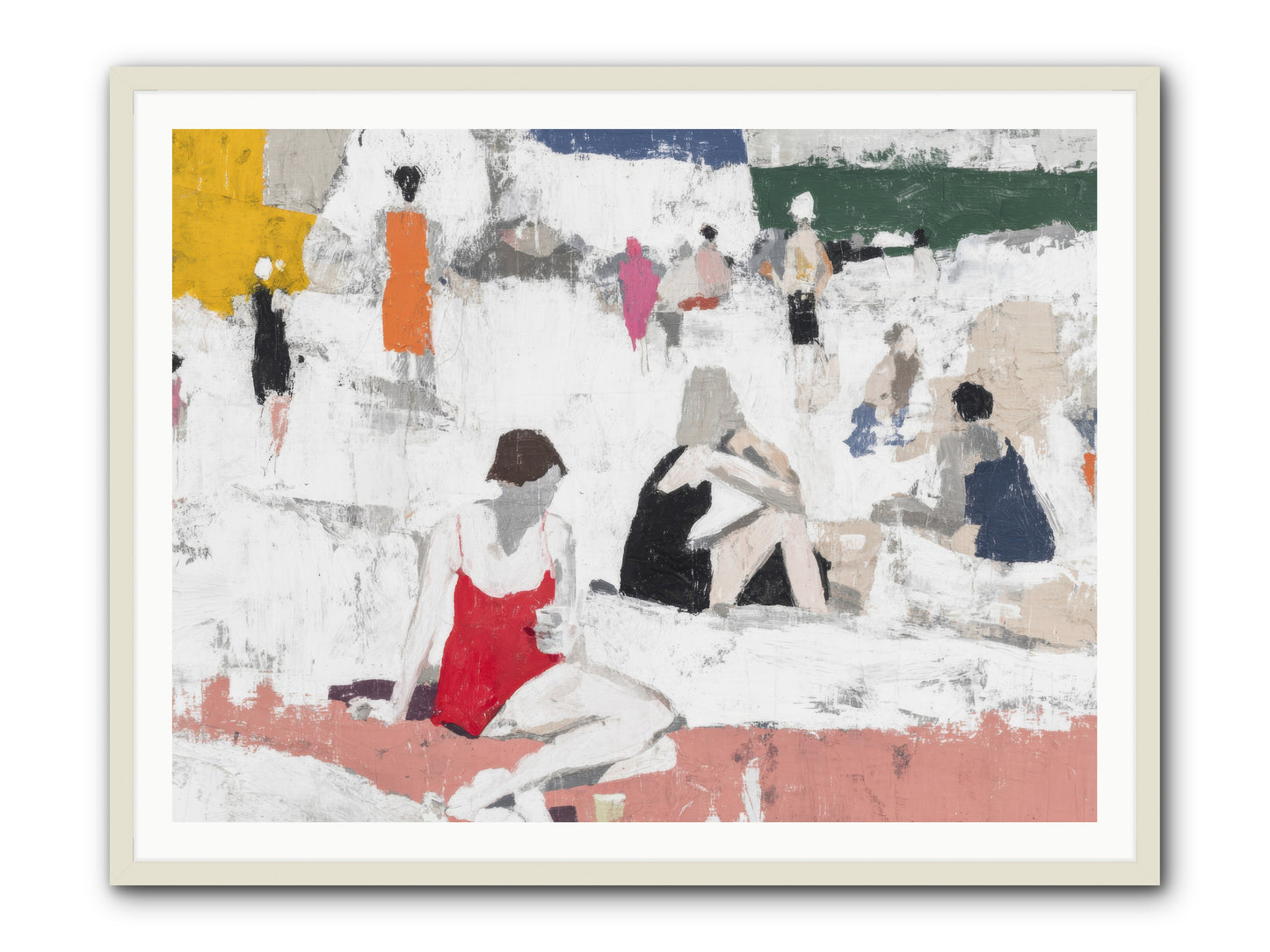 Sand-kissed No.4 -- Framed Print - White 48x36