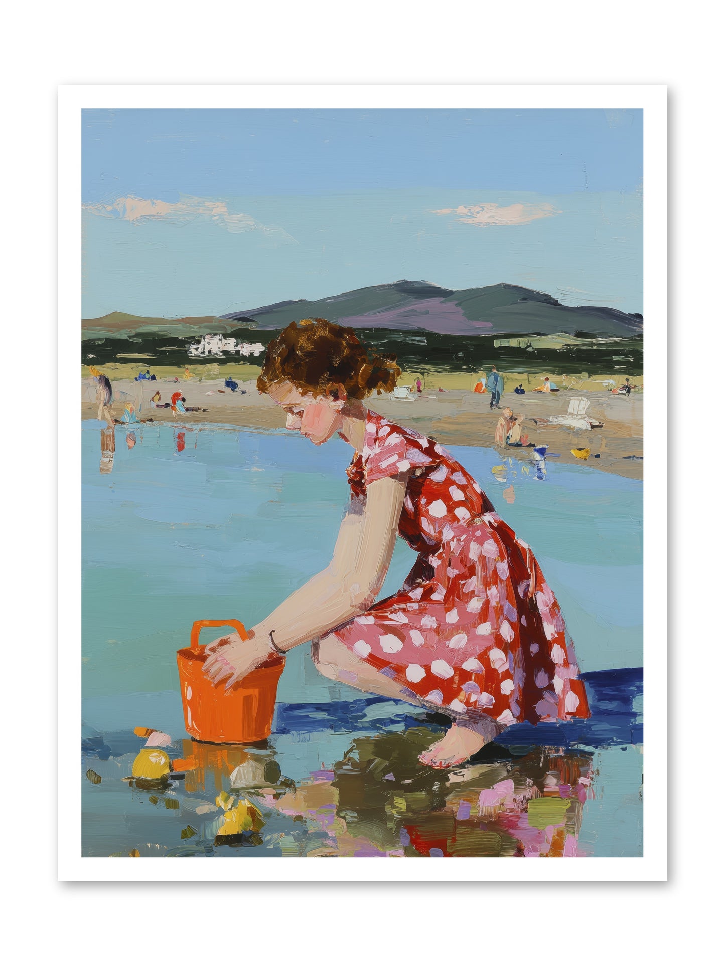 Sandcastle Dreams -- Paper Print 24x32