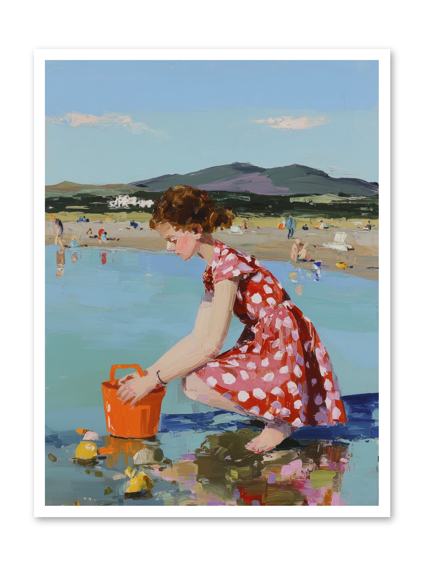 Sandcastle Dreams -- Paper Print 30x40