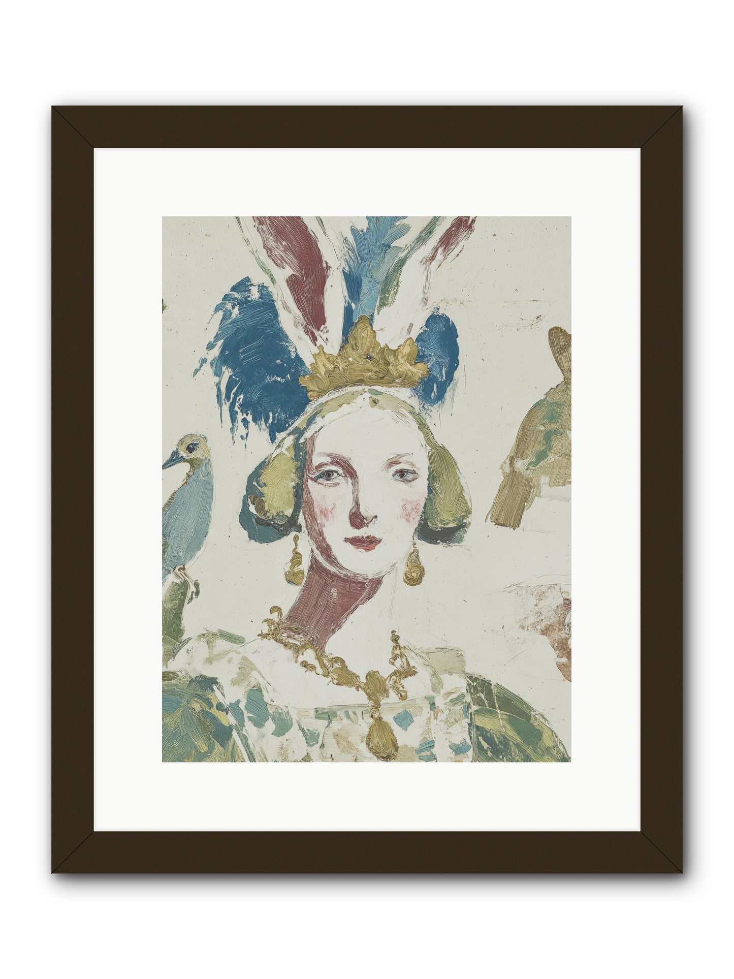 Sapphire Doesn't Apologize -- Framed Print - Black 12x16