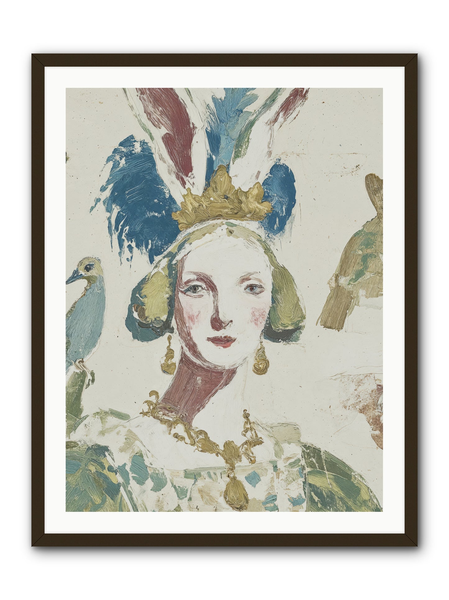 Sapphire Doesn't Apologize -- Framed Print - Black 30x40