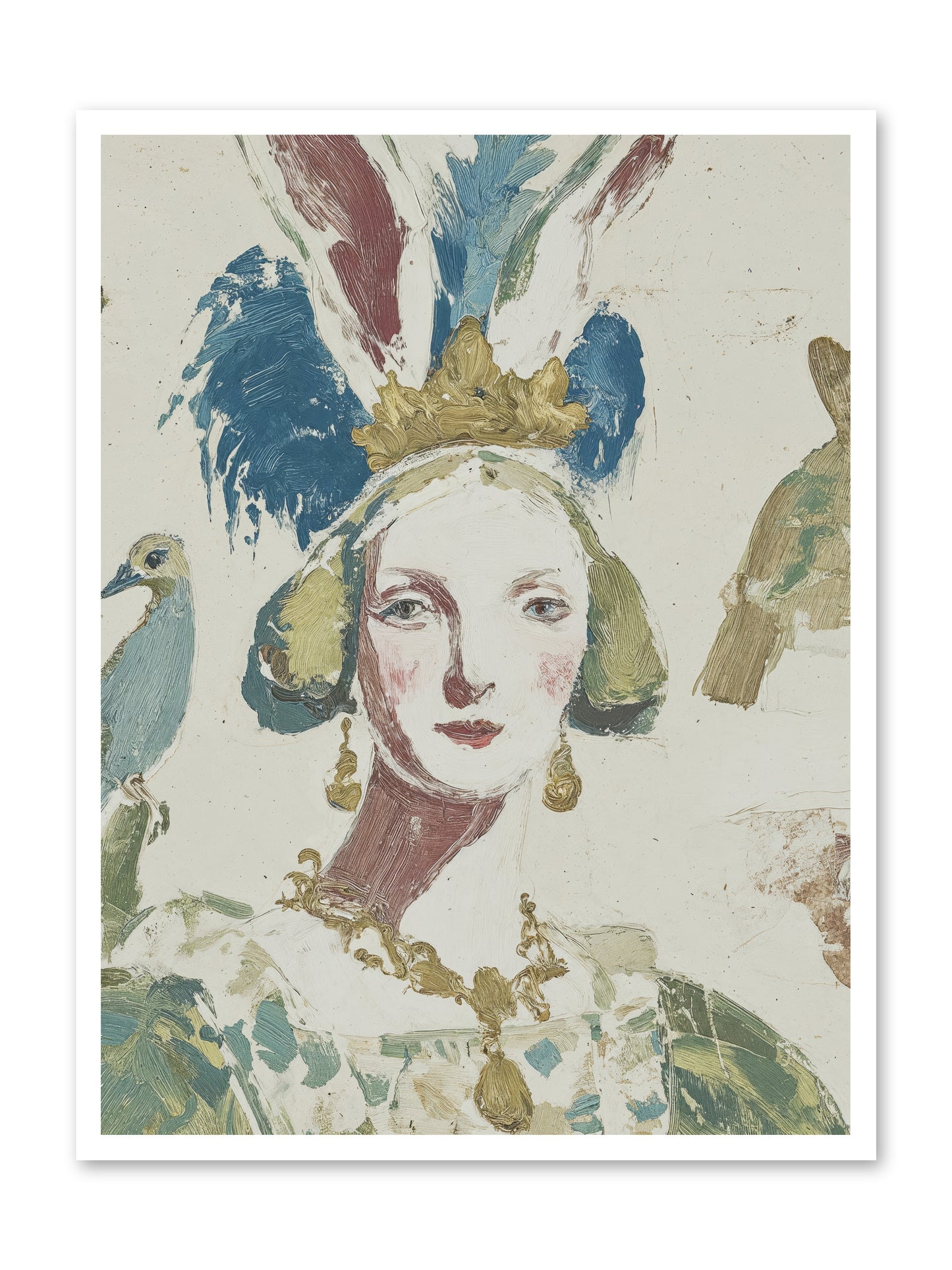 Sapphire Doesn't Apologize -- Paper Print 30x40