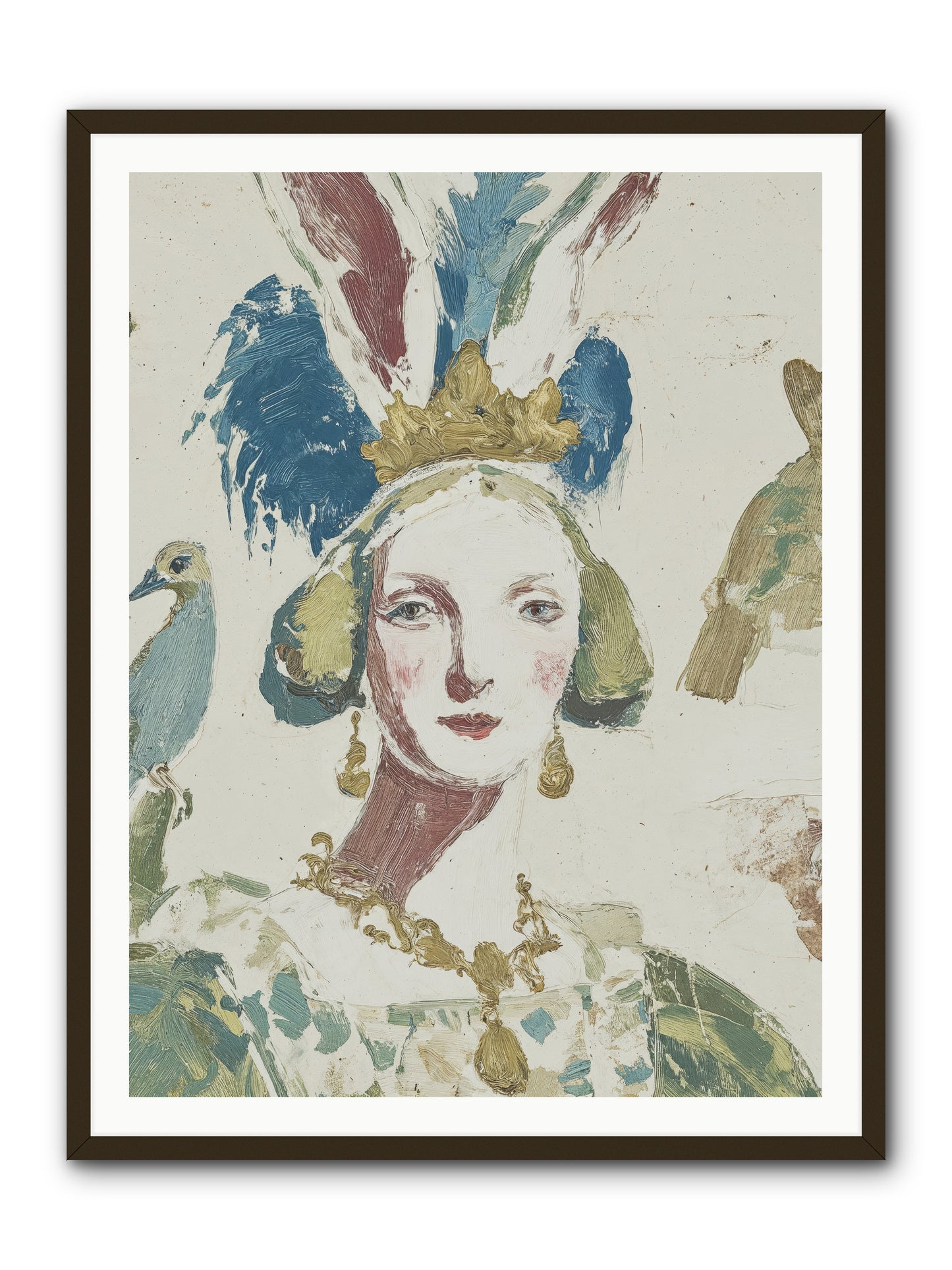 Sapphire Doesn't Apologize -- Framed Print - Black 36x48