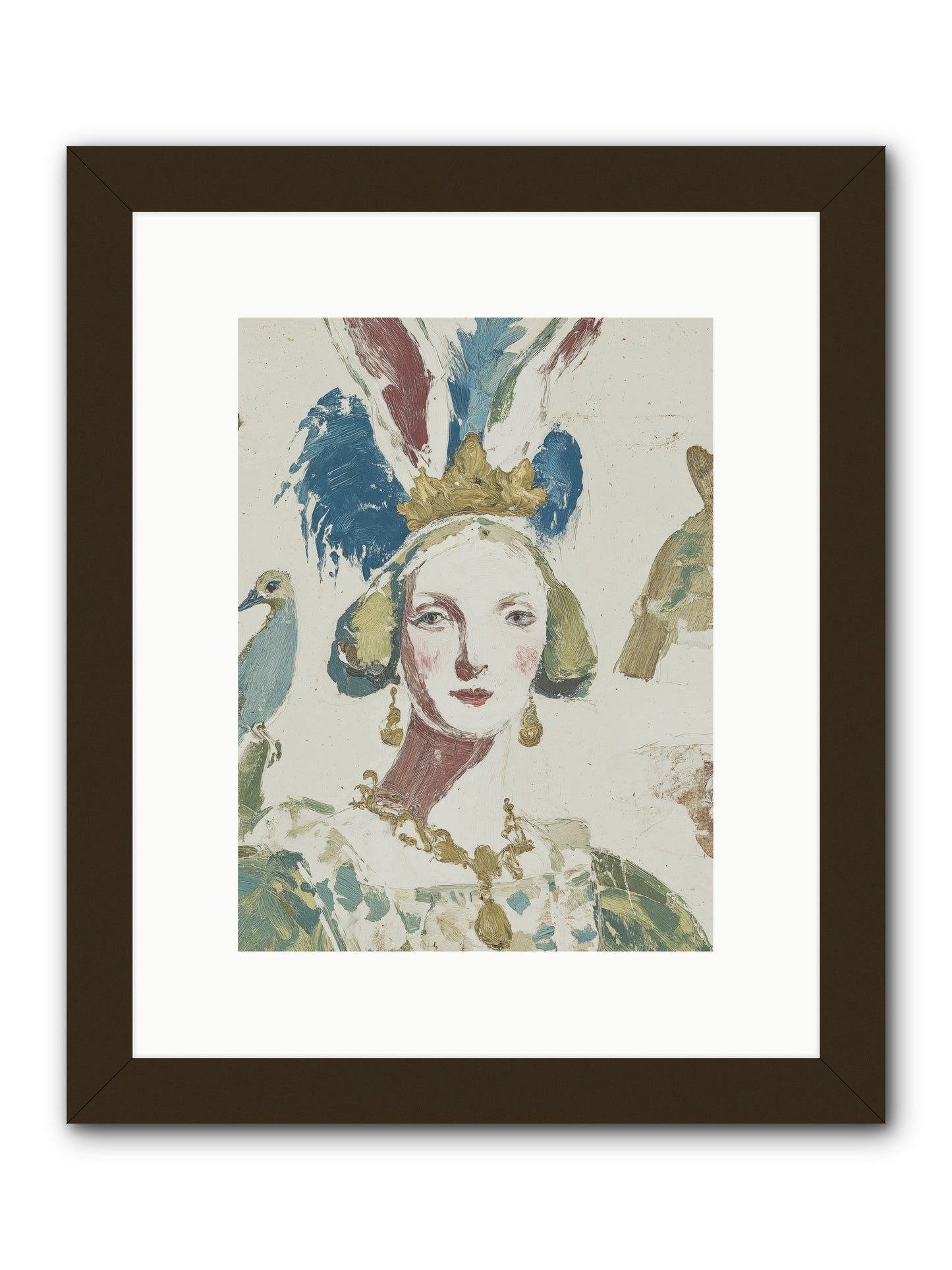 Sapphire Doesn't Apologize -- Framed Print - Black 9x12