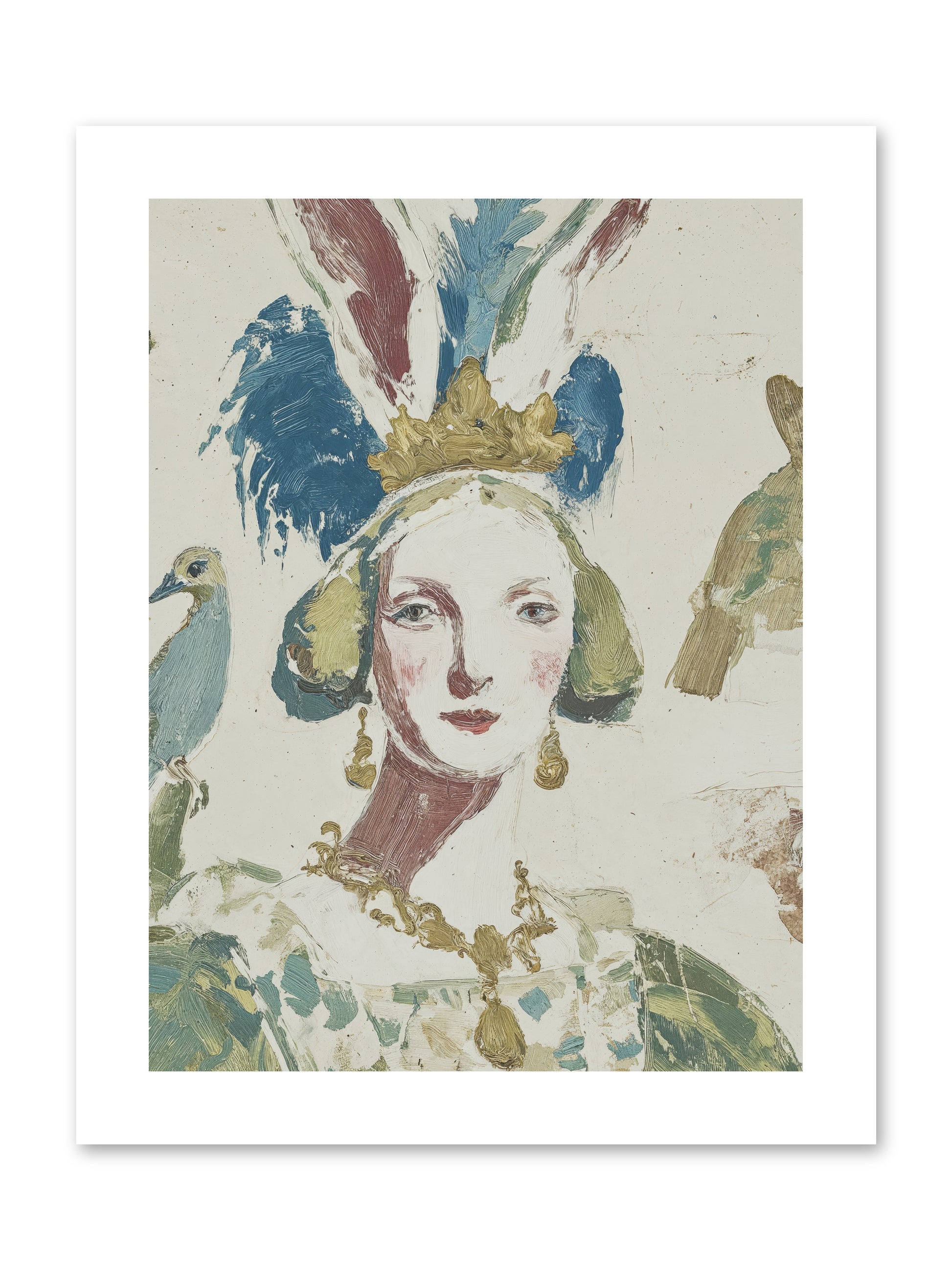 Sapphire Doesn't Apologize -- Paper Print 9x12