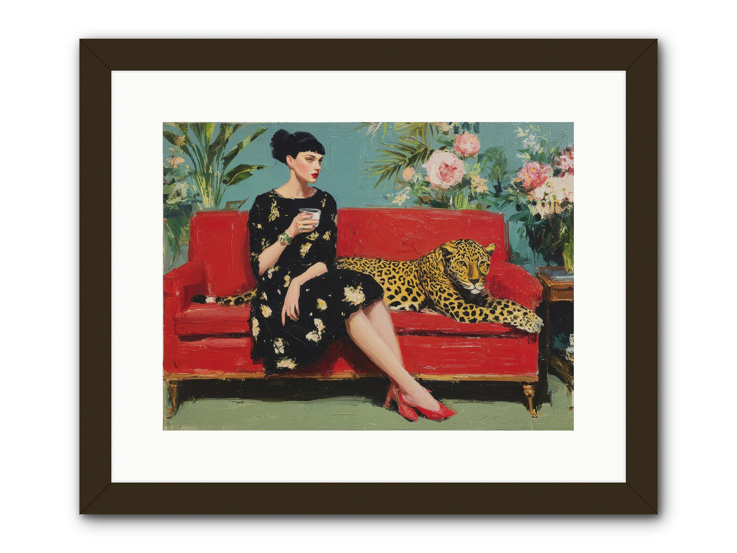 Sapphire Exchange-REZ -- Framed Print - Black 16x12