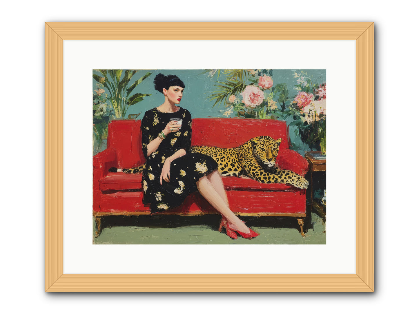 Sapphire Exchange-REZ -- Framed Print - Natural 16x12