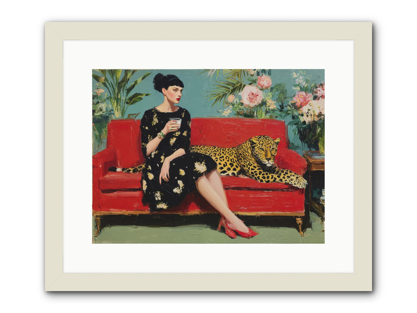 Sapphire Exchange-REZ -- Framed Print - White 16x12
