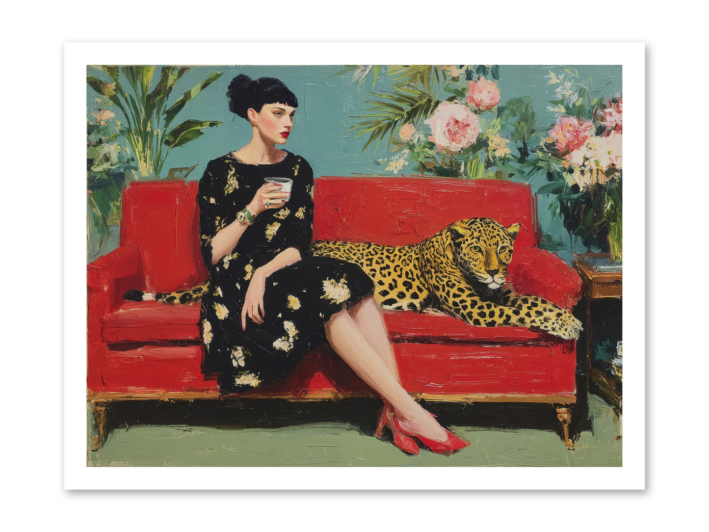 Sapphire Exchange-REZ -- Loose Canvas Print 24x18