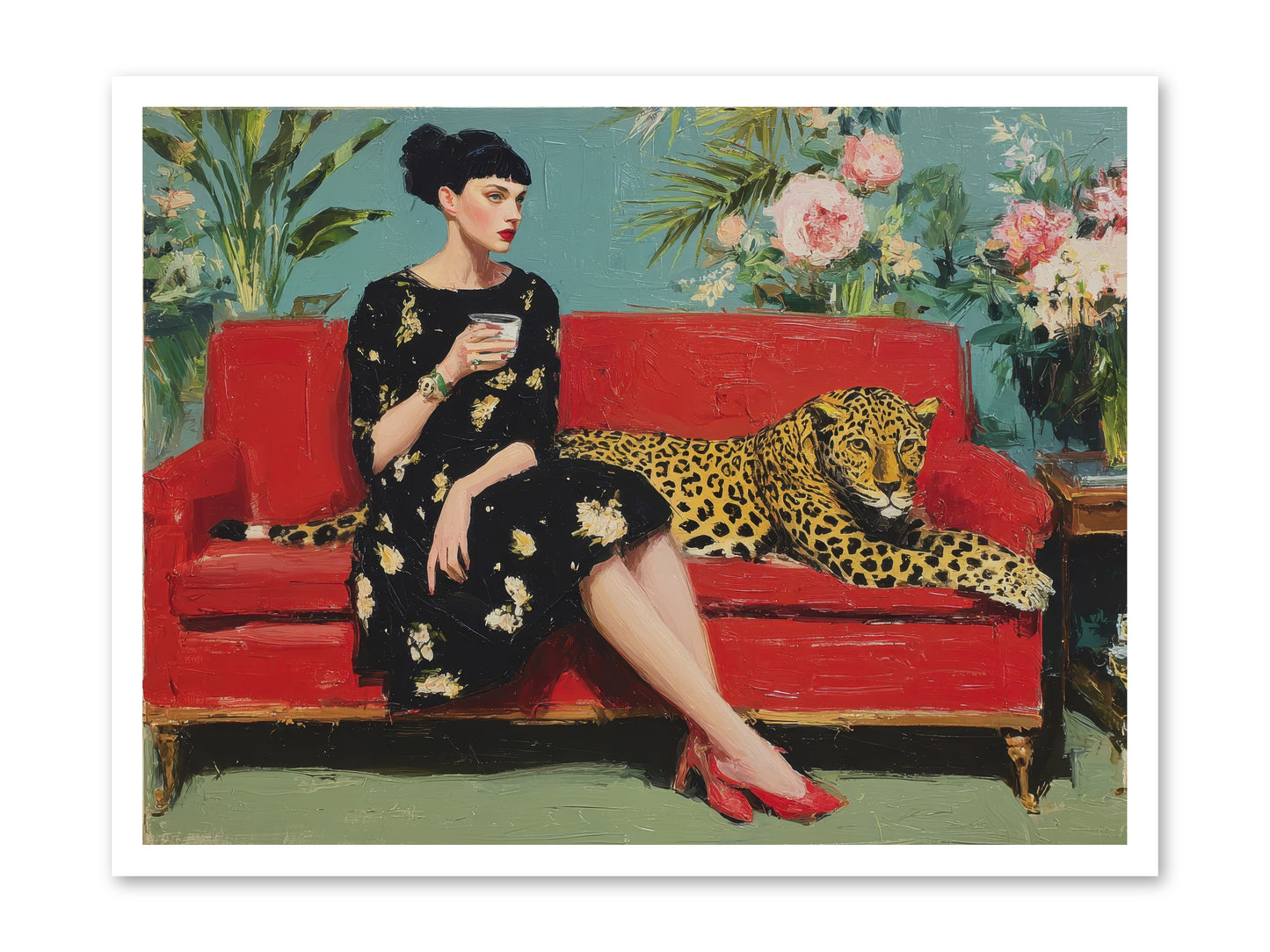 Sapphire Exchange-REZ -- Loose Canvas Print 32x24