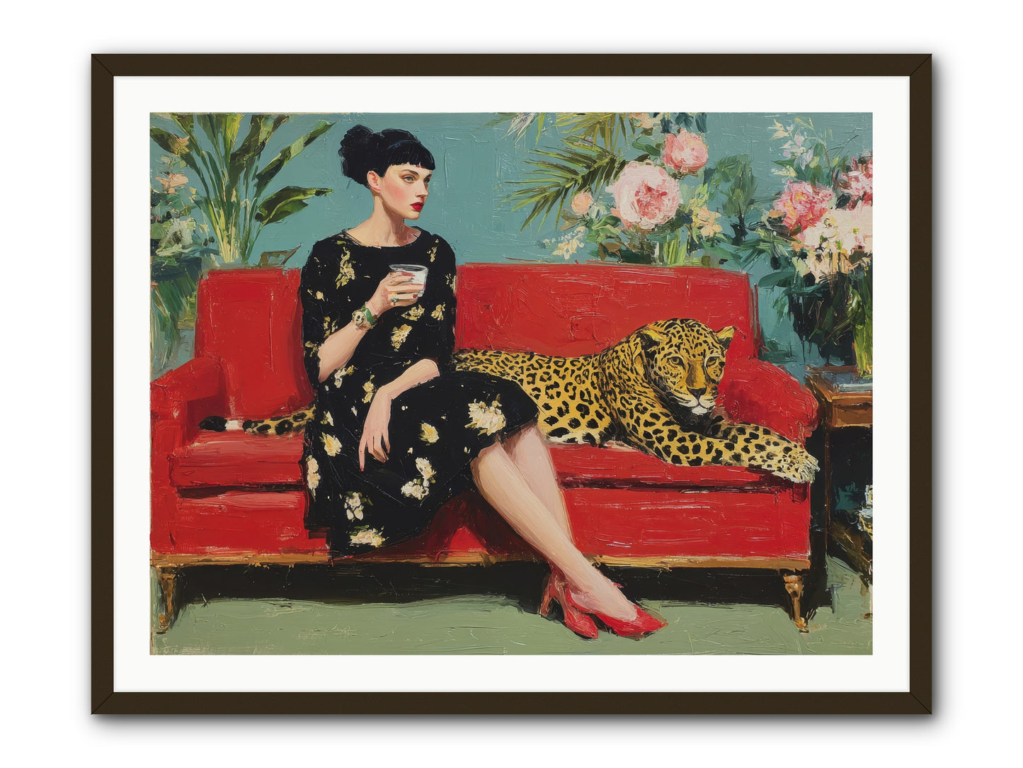Sapphire Exchange-REZ -- Framed Print - Black 40x30