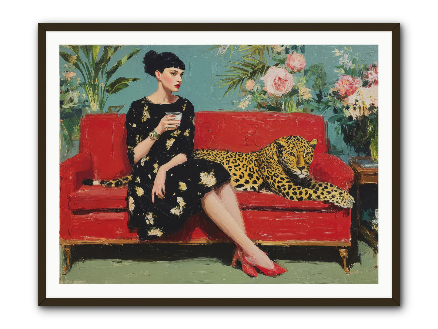 Sapphire Exchange-REZ -- Framed Print - Black 48x36