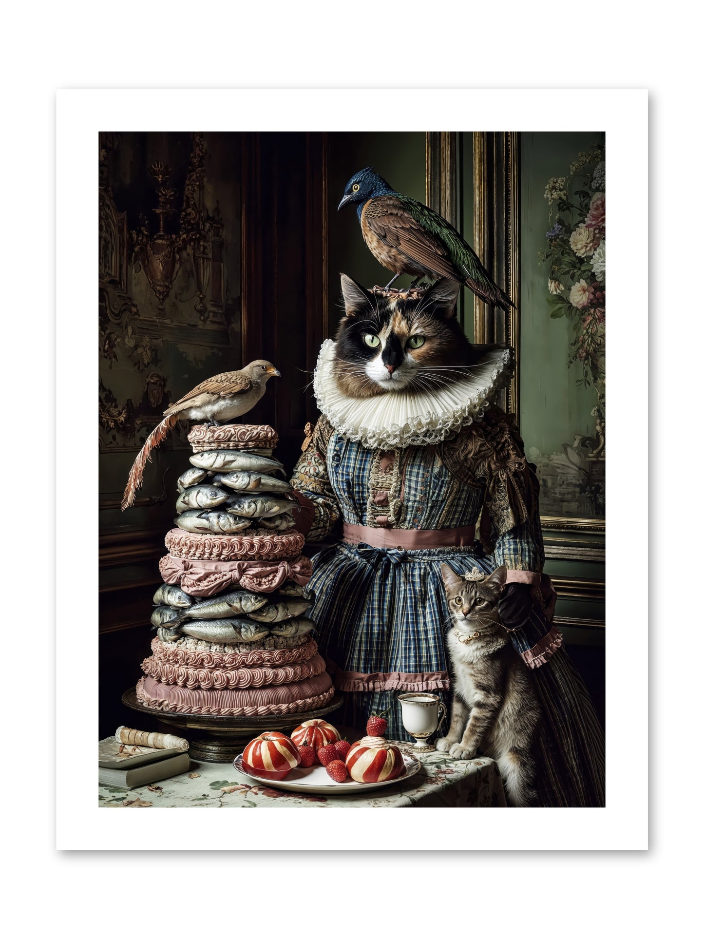 Sardine & Silk Patisserie-REZ -- Paper Print 12x16