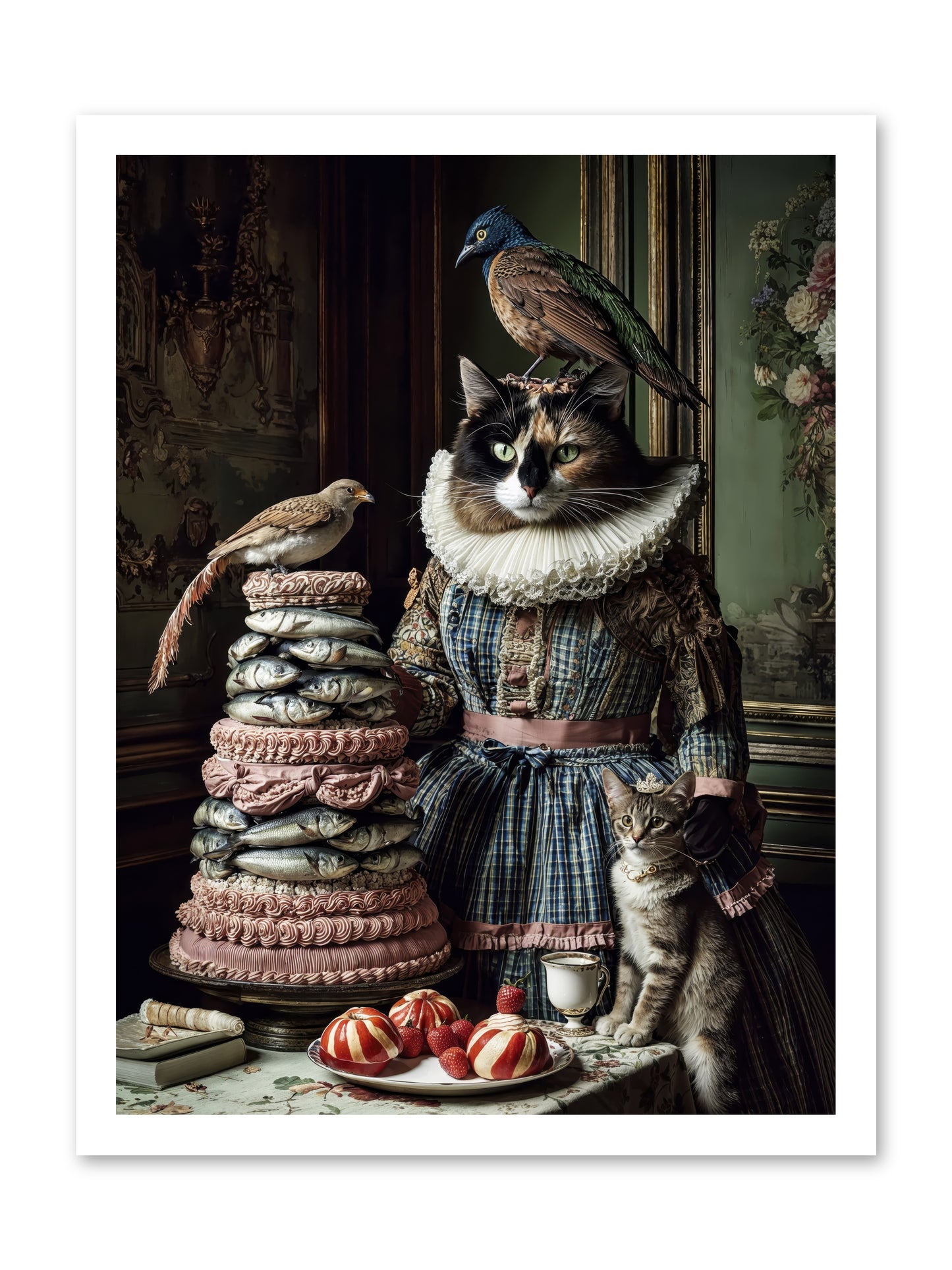 Sardine & Silk Patisserie-REZ -- Paper Print 18x24
