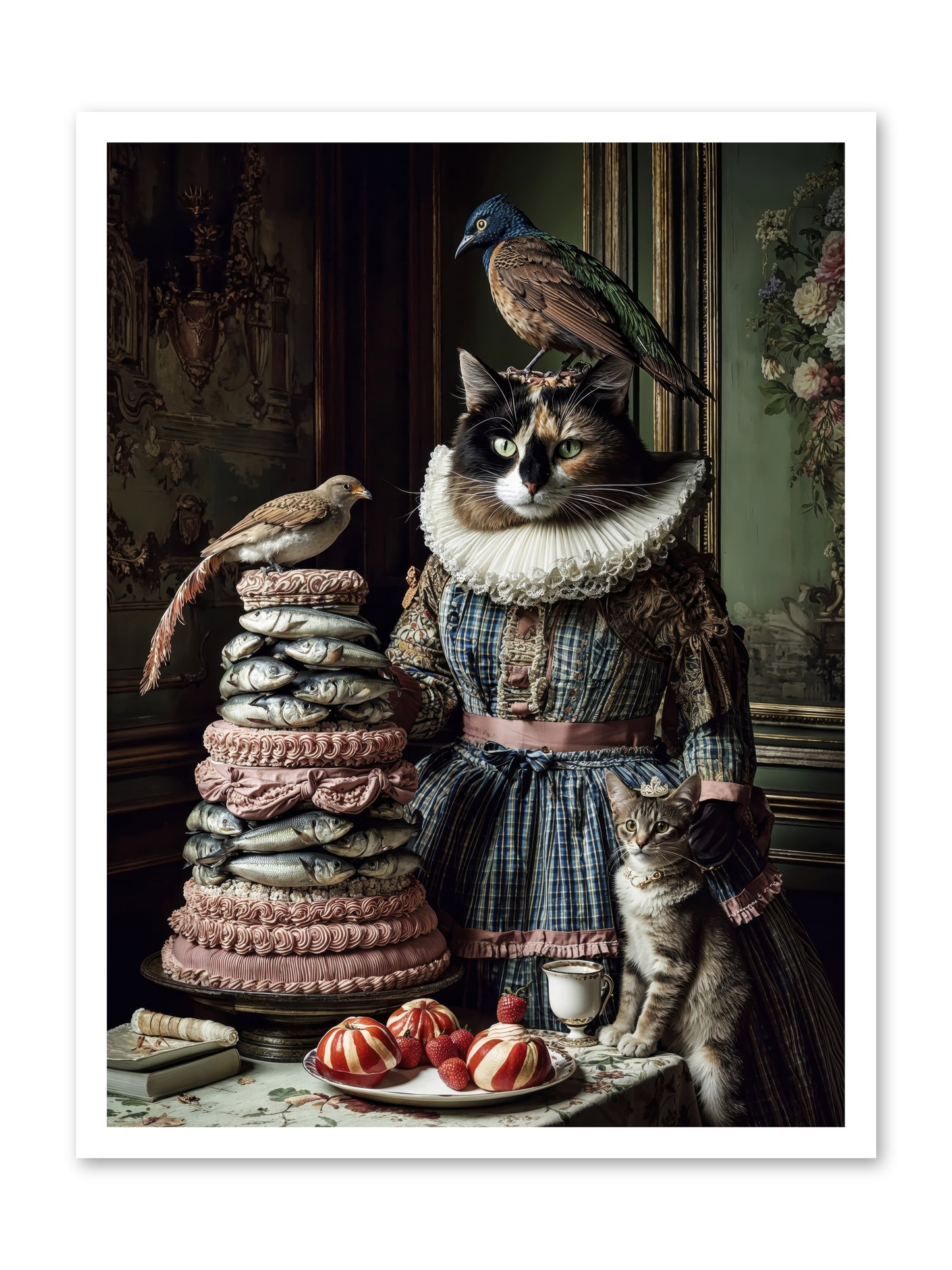 Sardine & Silk Patisserie-REZ -- Paper Print 24x32