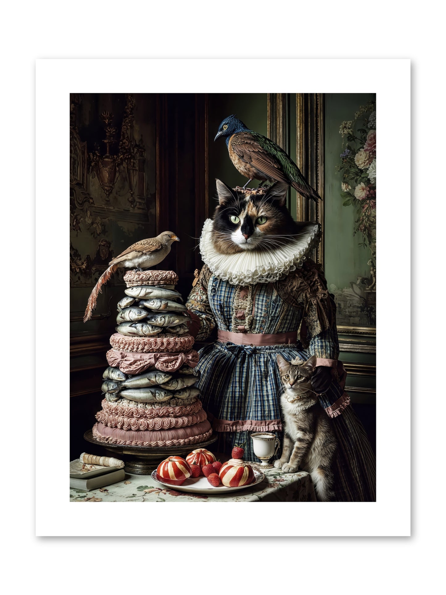 Sardine & Silk Patisserie-REZ -- Paper Print 9x12