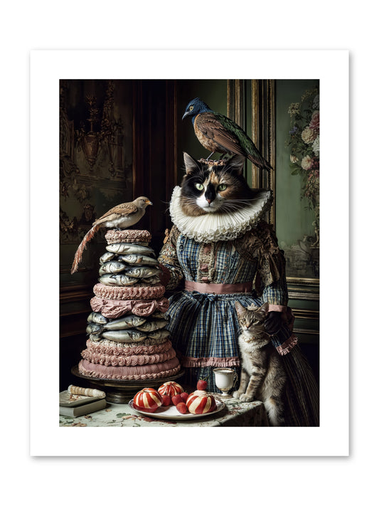 Sardine & Silk Patisserie-REZ -- Paper Print 9x12