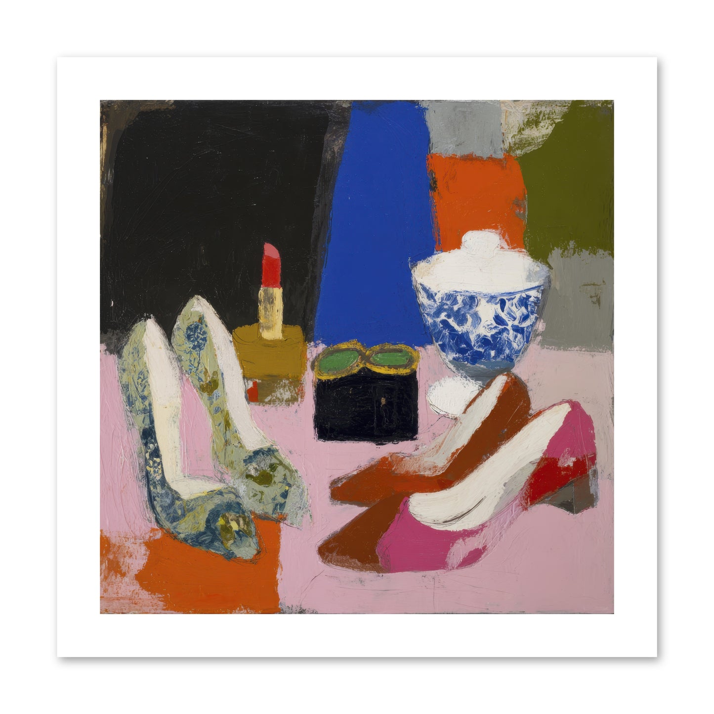 Saturday Night Essentials -- Loose Canvas Print 12x12