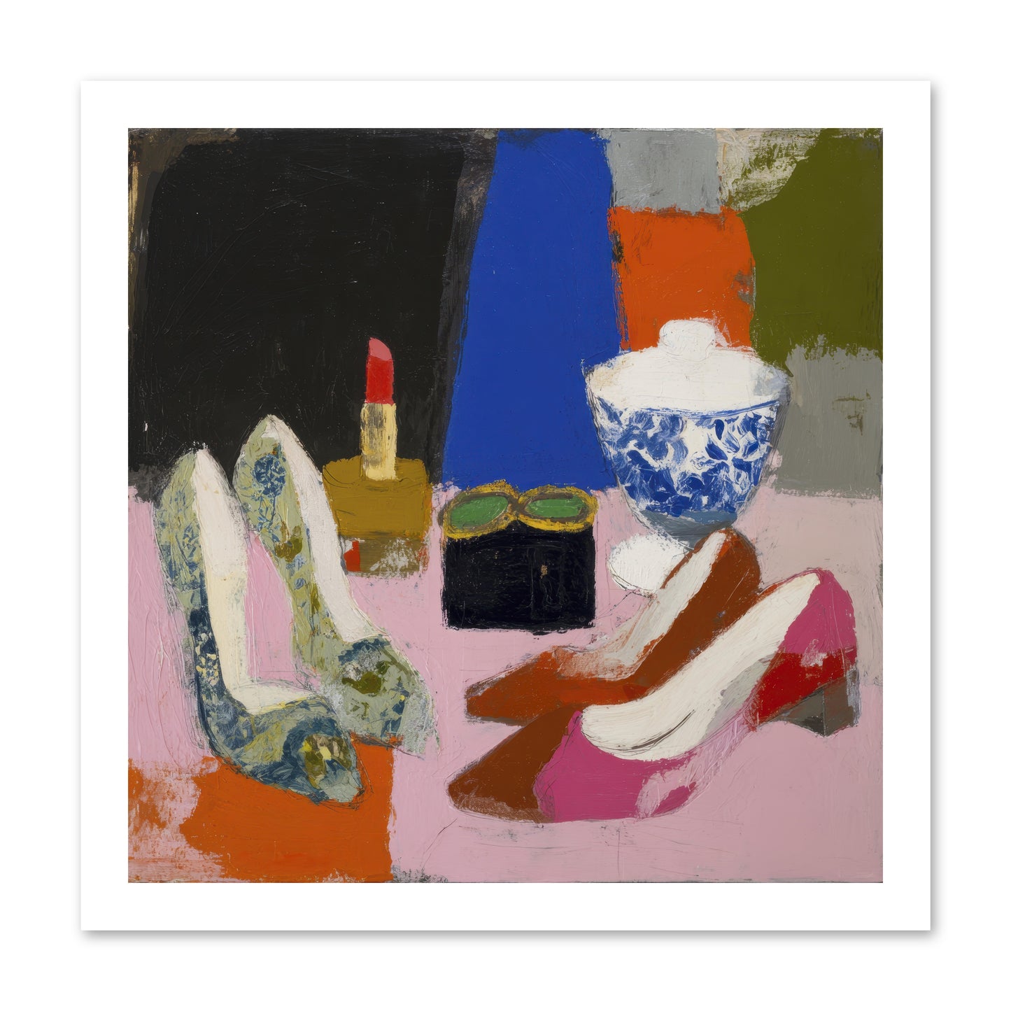 Saturday Night Essentials -- Loose Canvas Print 16x16