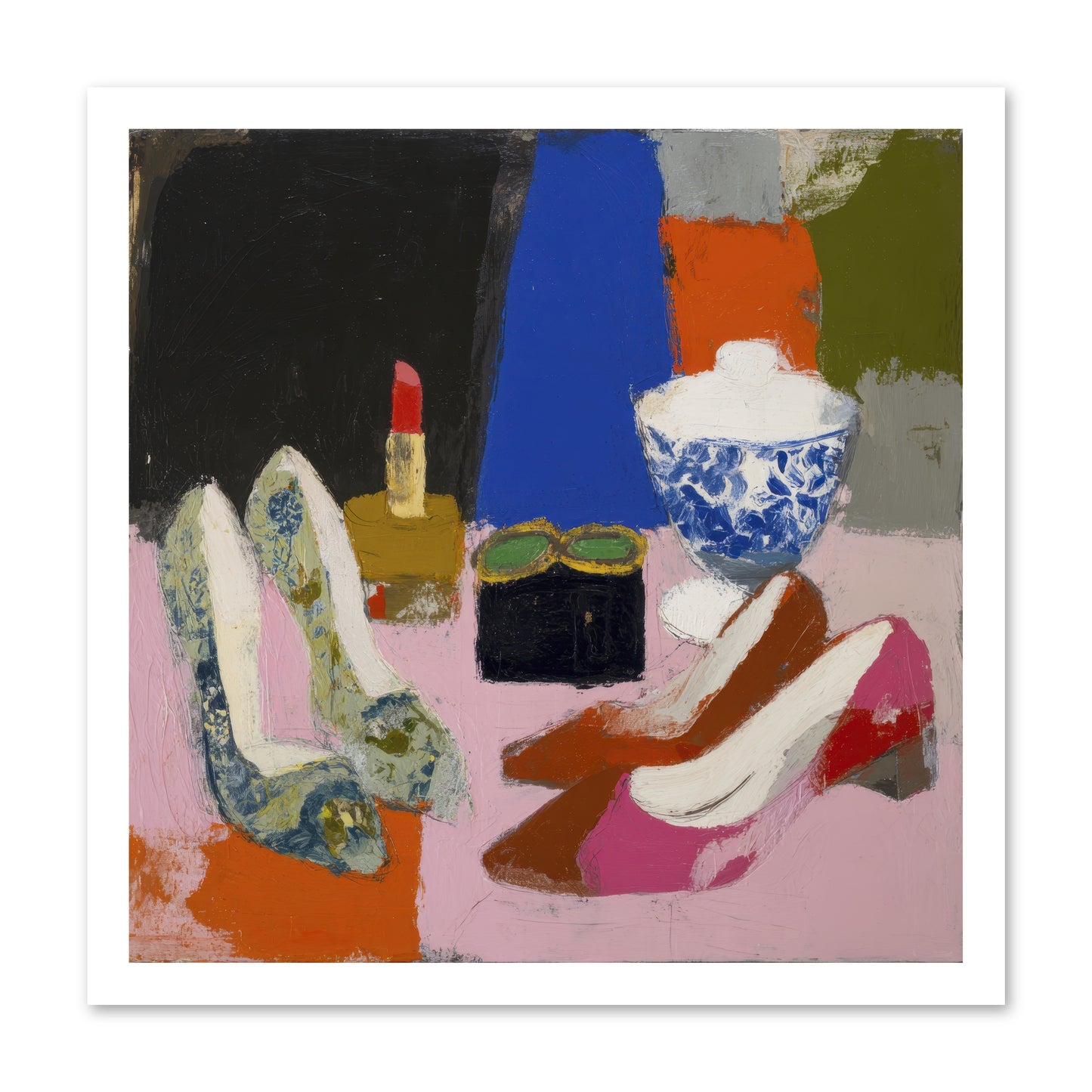 Saturday Night Essentials -- Loose Canvas Print 20x20