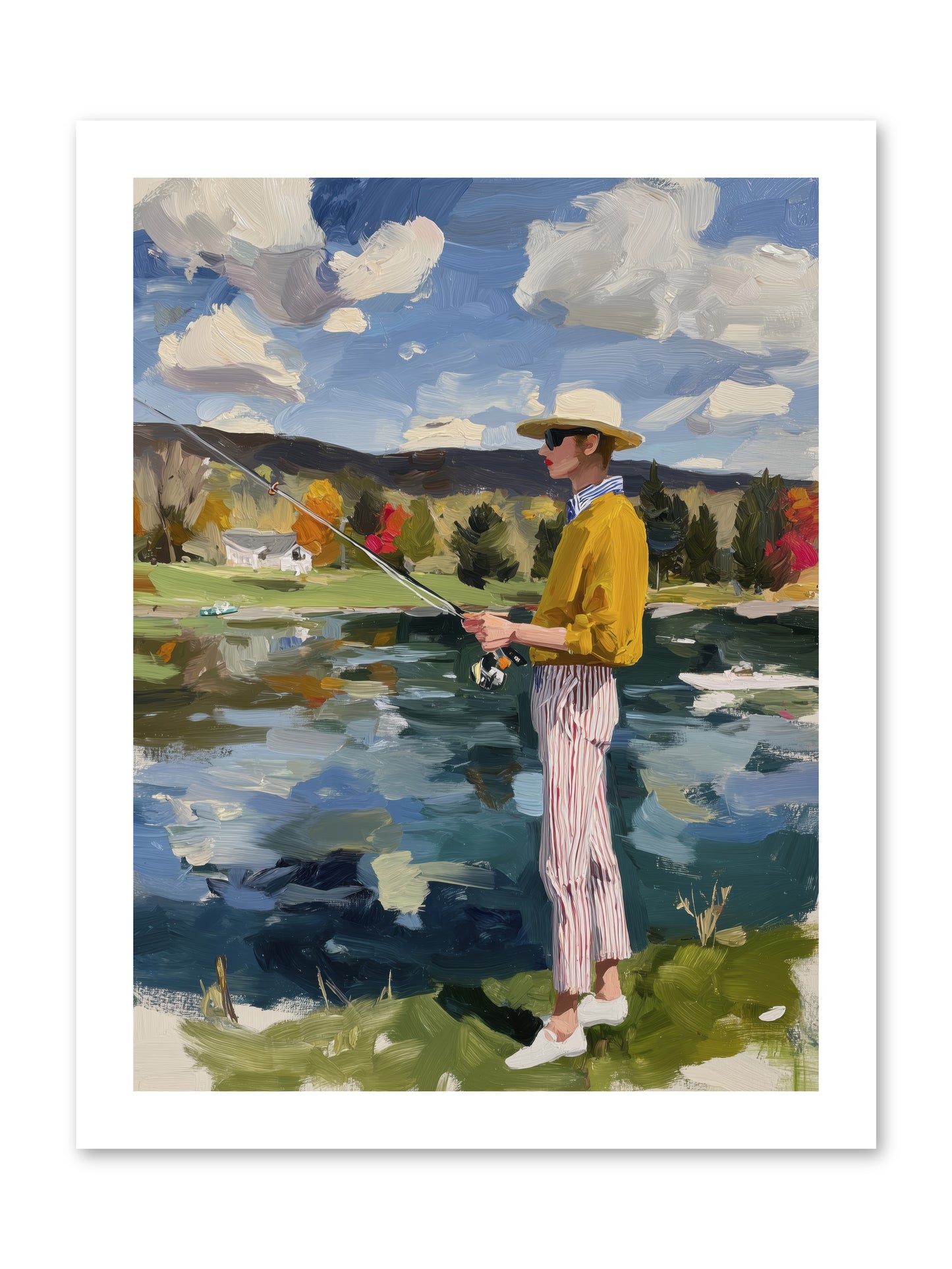 Saturday Serenity.png  -- Loose Canvas Print 12x16