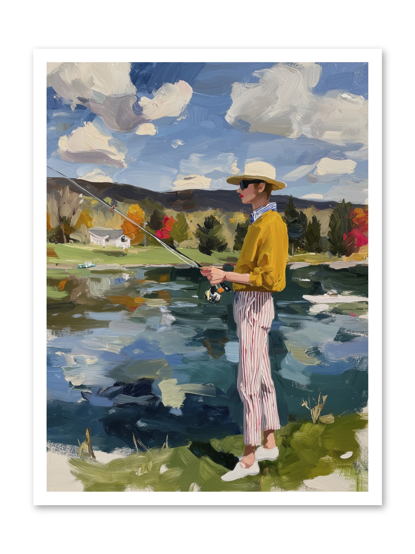 Saturday Serenity.png  -- Loose Canvas Print 24x32