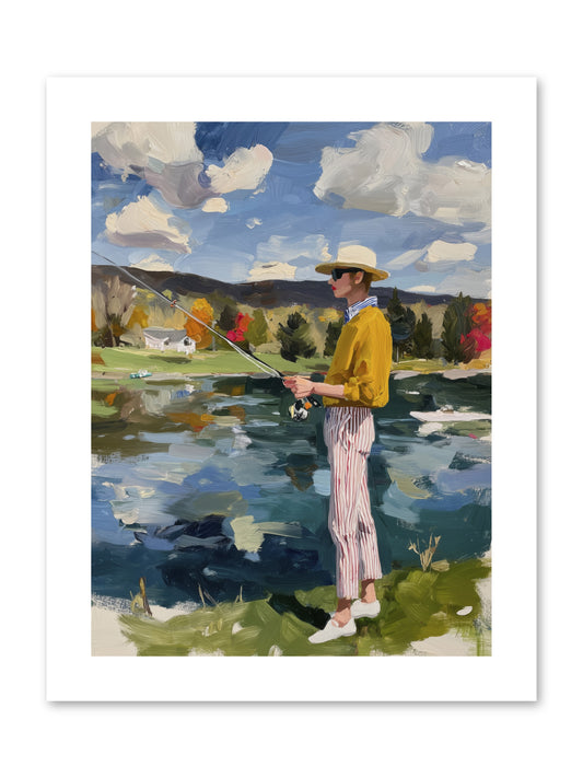 Saturday Serenity.png  -- Paper Print 9x12