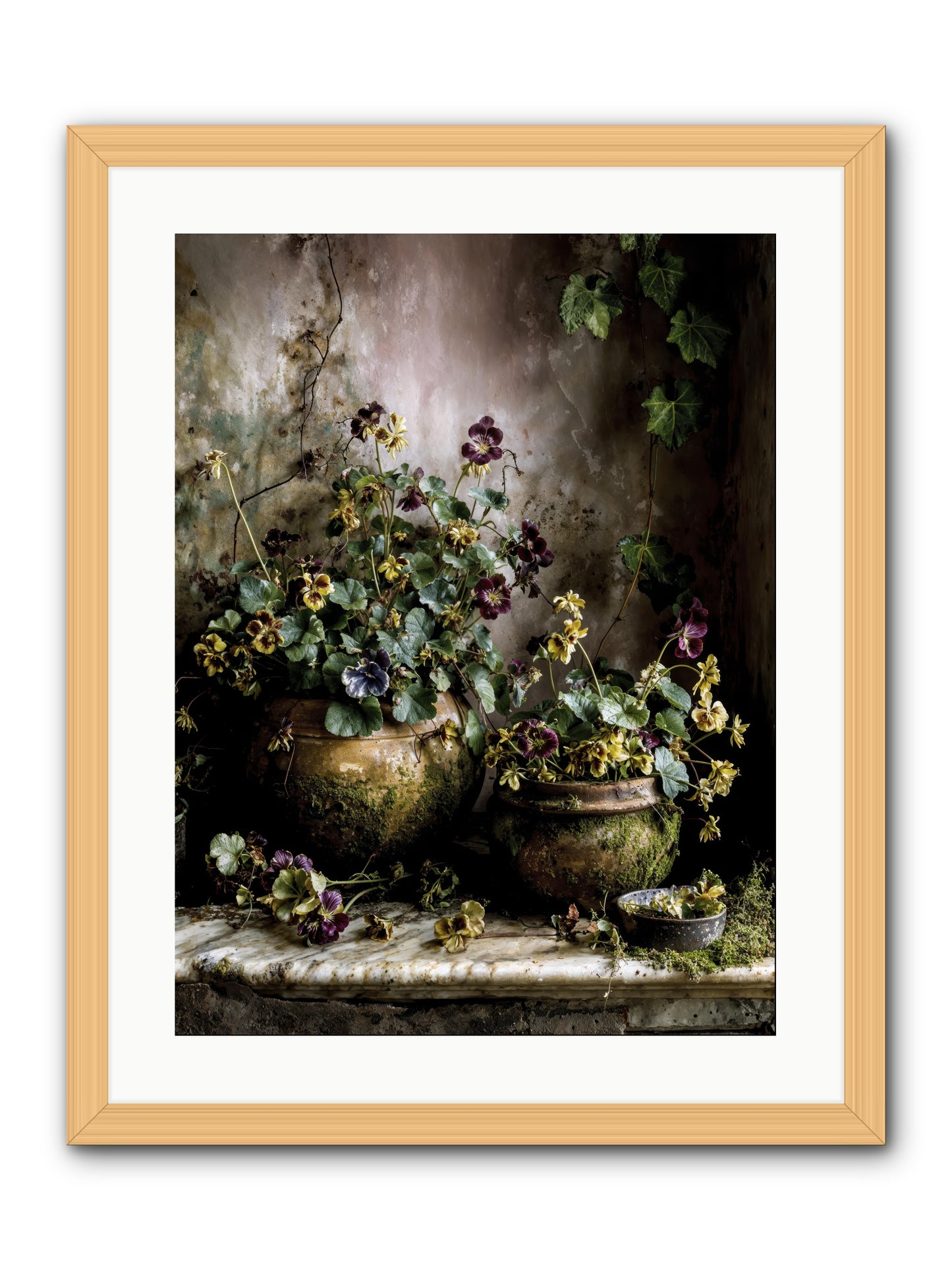Saturdaysouls -- Framed Print - Natural 18x24