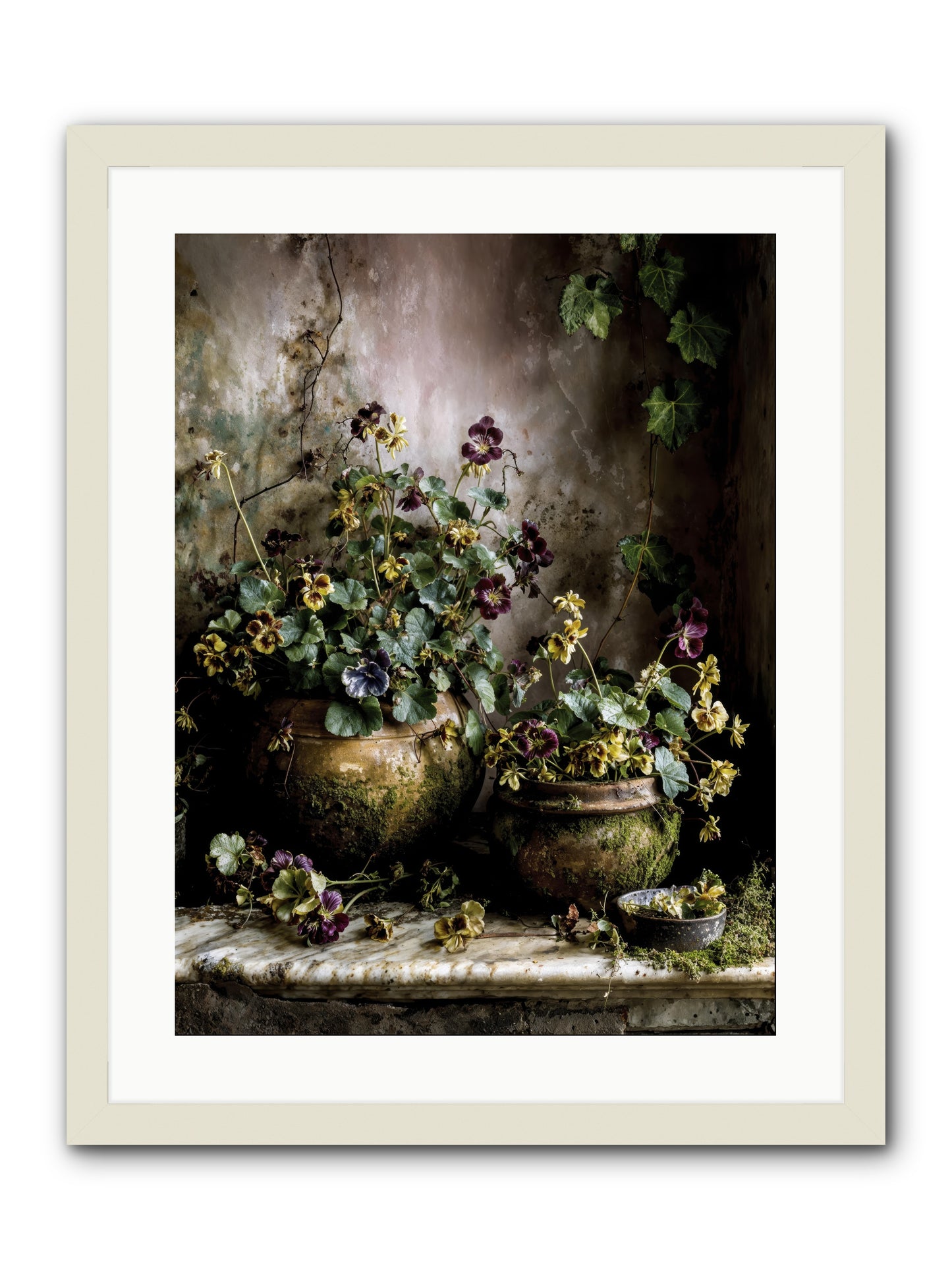 Saturdaysouls -- Framed Print - White 18x24