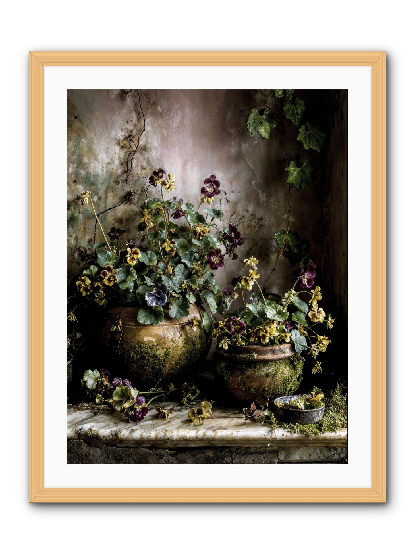 Saturdaysouls -- Framed Print - Natural 24x32