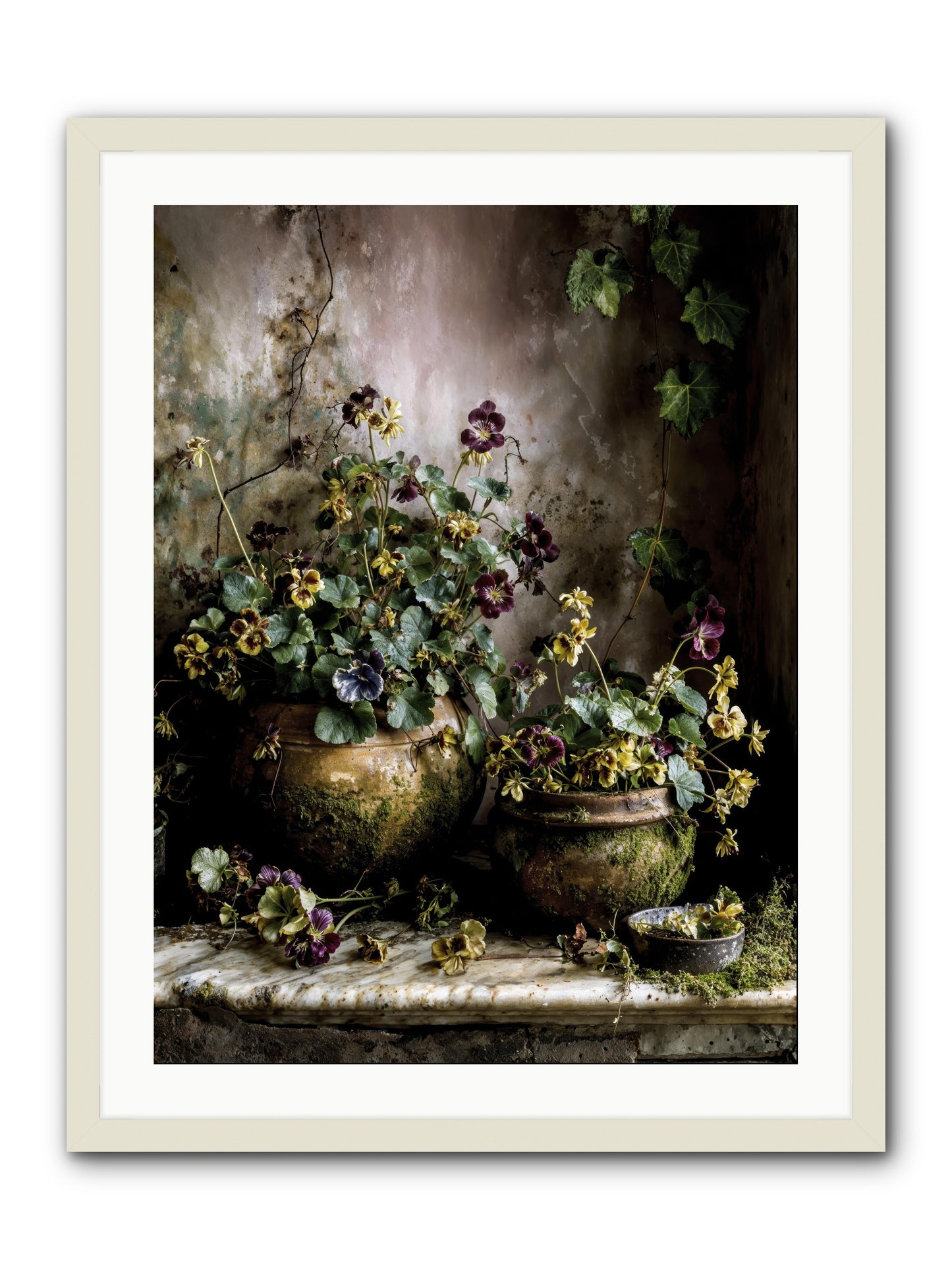 Saturdaysouls -- Framed Print - White 24x32